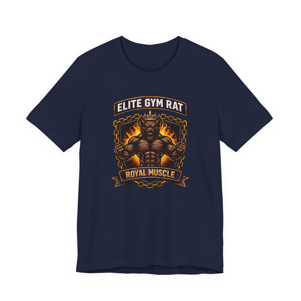 Elite Gym Rat - Royal Muscle T-Shirt