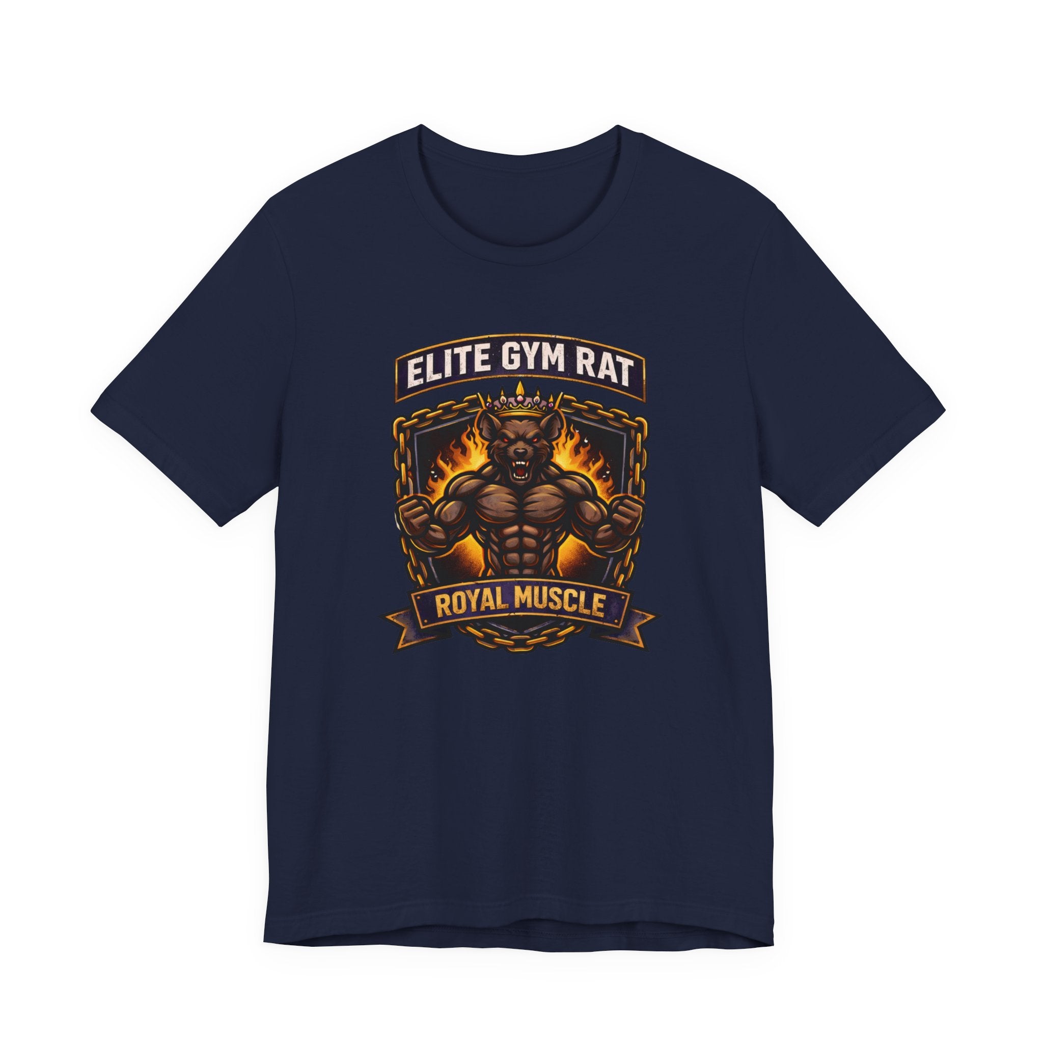 Elite Gym Rat - Royal Muscle T-Shirt