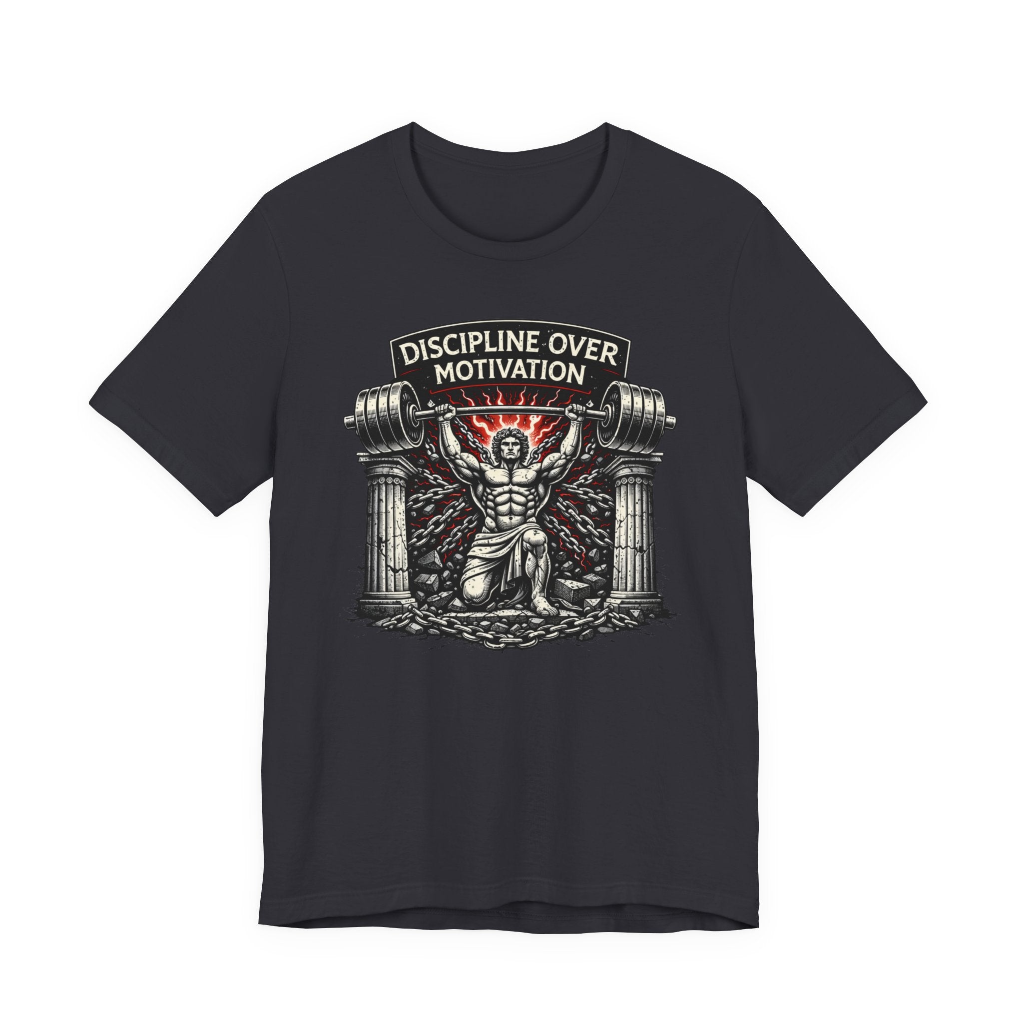Greek God Discipline Barbell T-Shirt