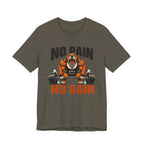 No Pain No Gain - Bulldog T-Shirt