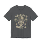 American Muscle Skull Gym T-Shirt