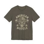 American Muscle Skull Gym T-Shirt