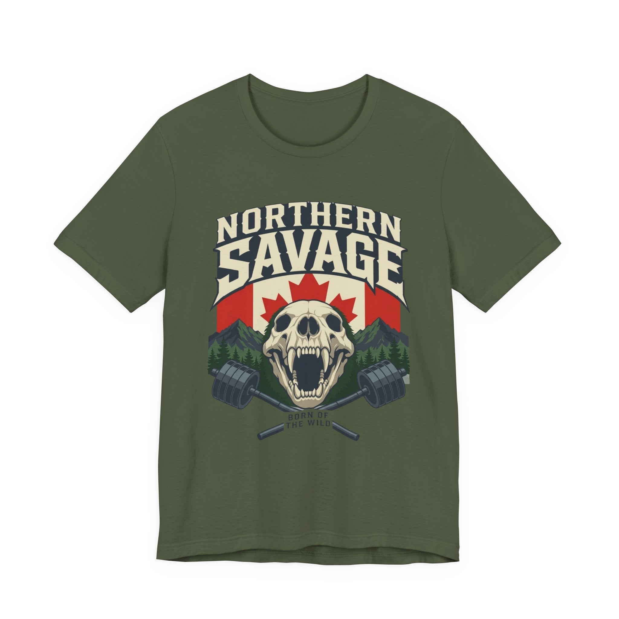 Northern Savage Skull T‑Shirt