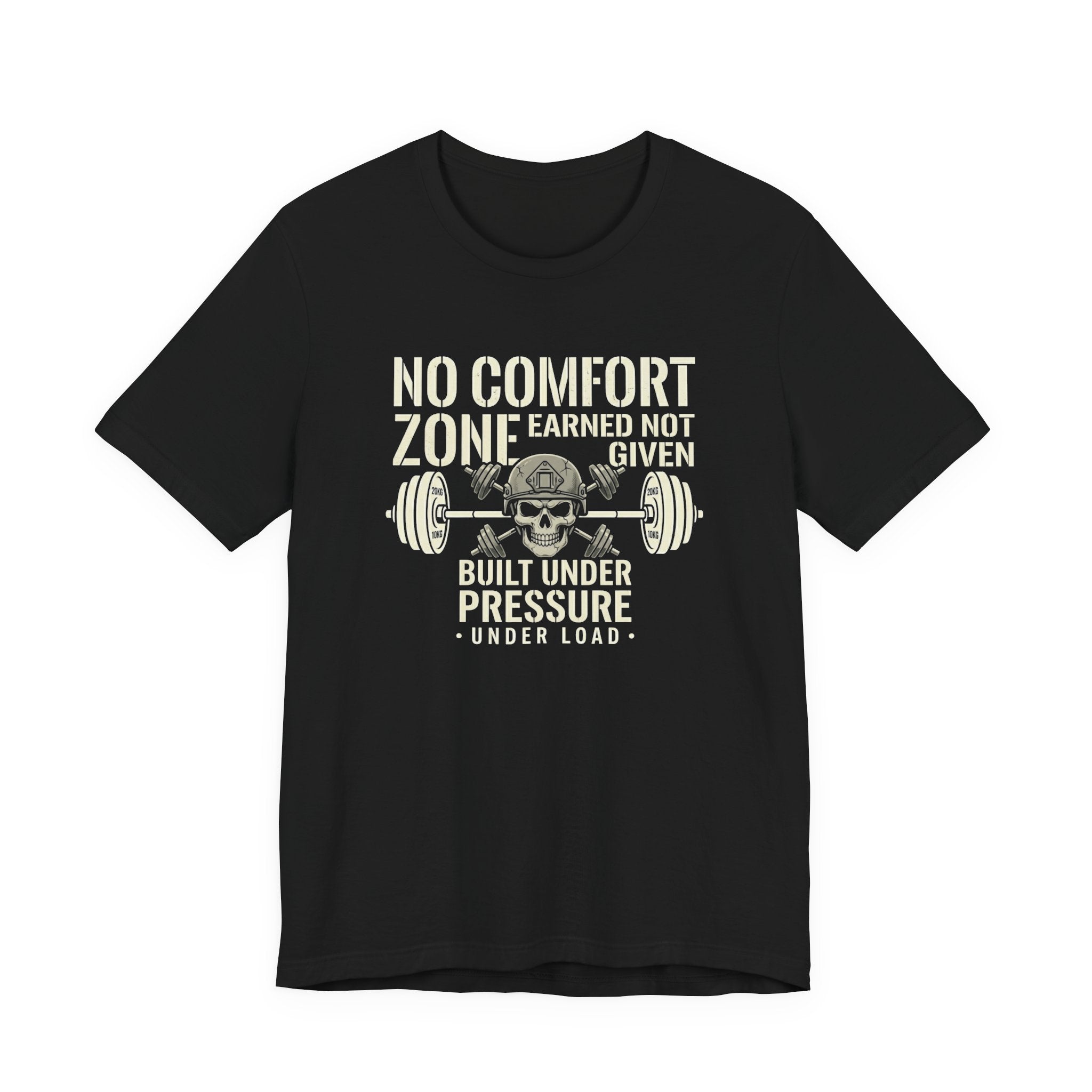 No Comfort Zone - Barbell T-Shirt