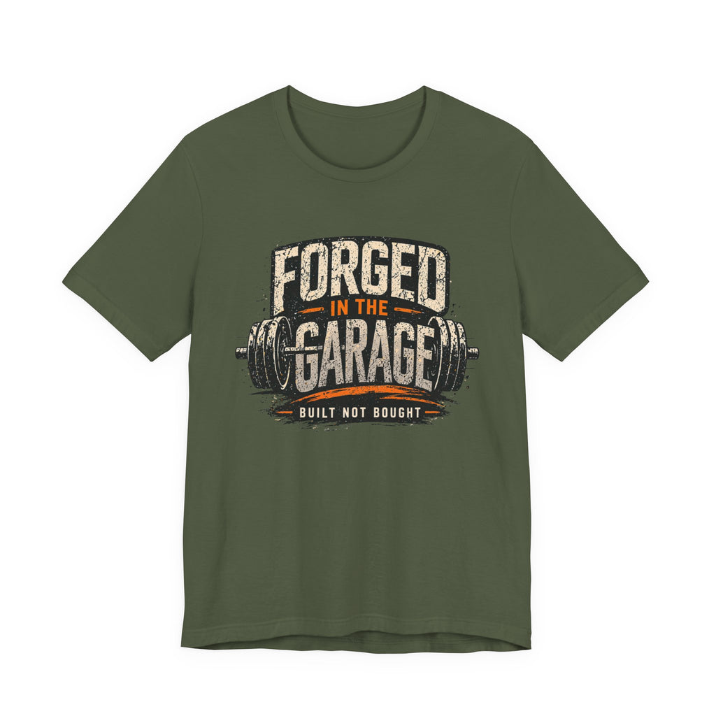 Forged in the Garage Barbell T-Shirt