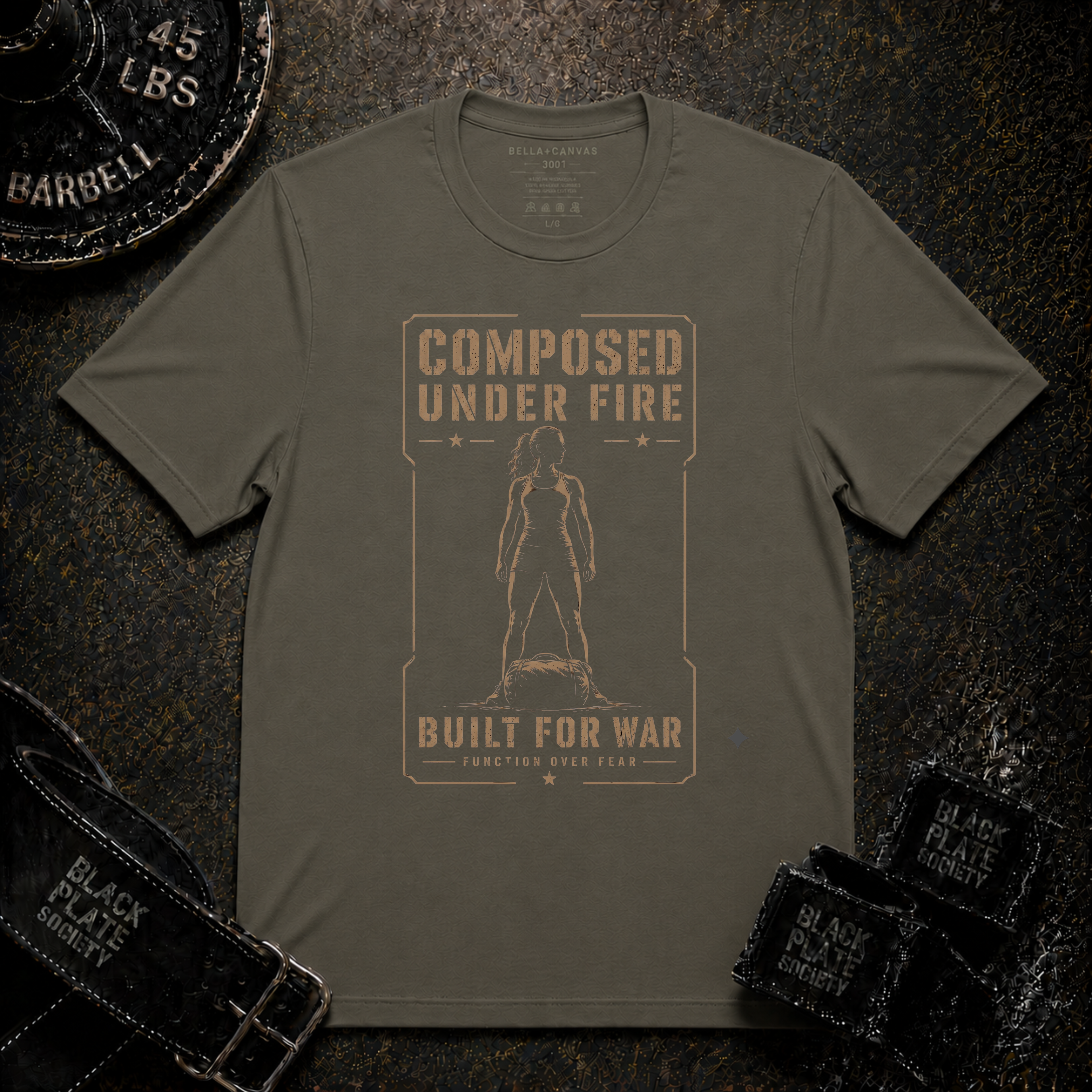 Composed Under Fire / Built for War T-Shirt