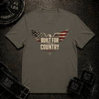 Built For This Country  — Vintage American Flag Eagle T‑Shirt
