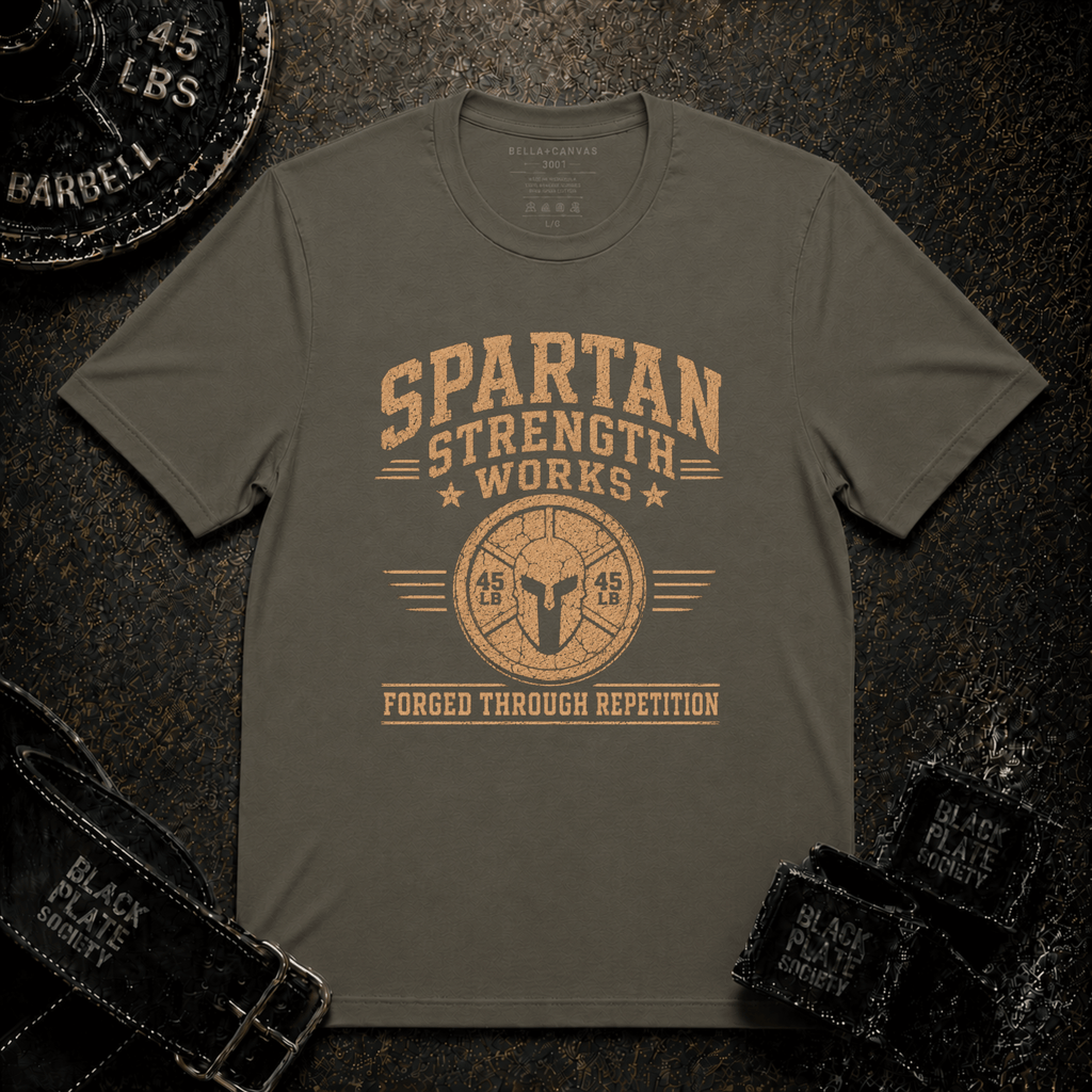 Spartan  — "Forged Through Repetition" T-Shirt