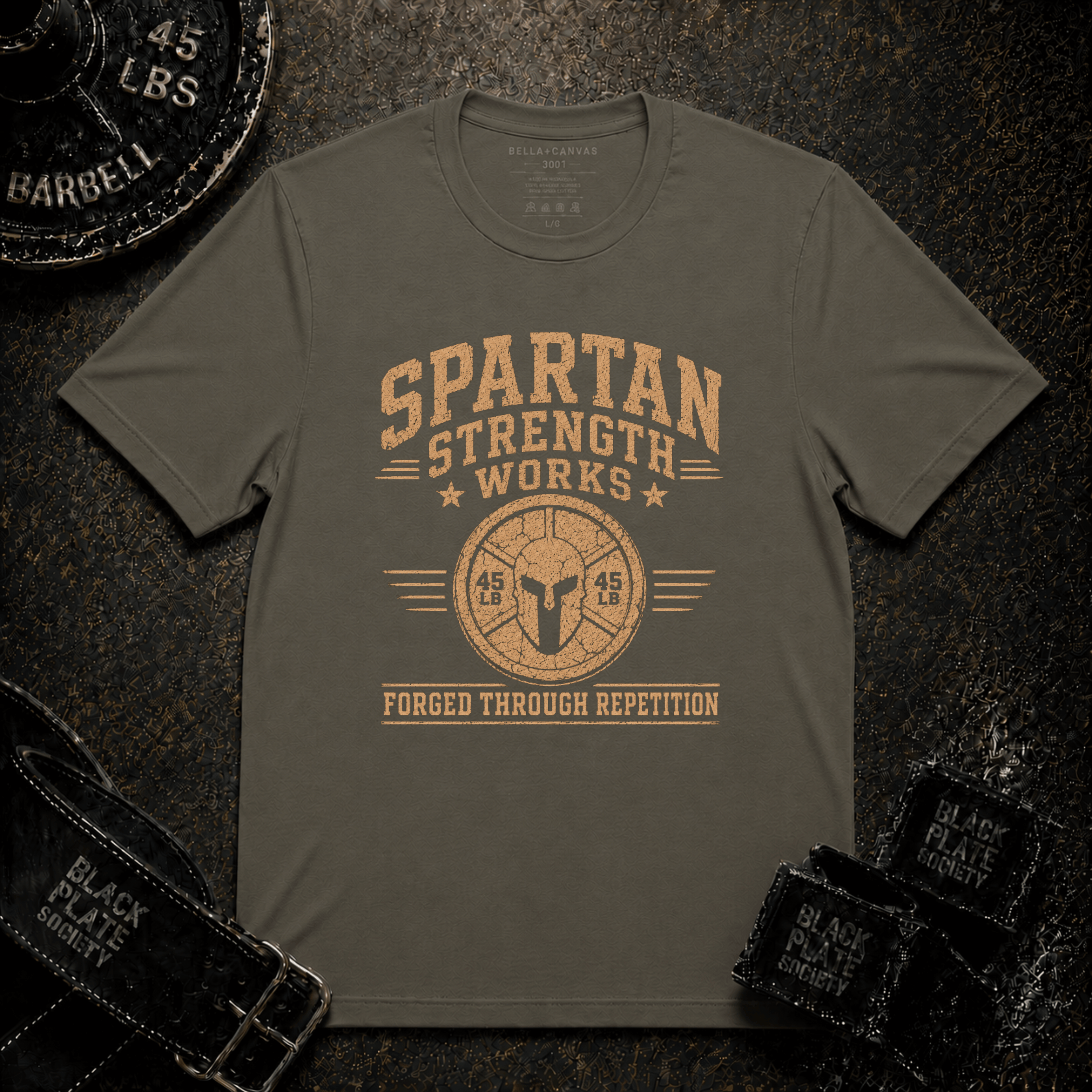 Spartan  — "Forged Through Repetition" T-Shirt