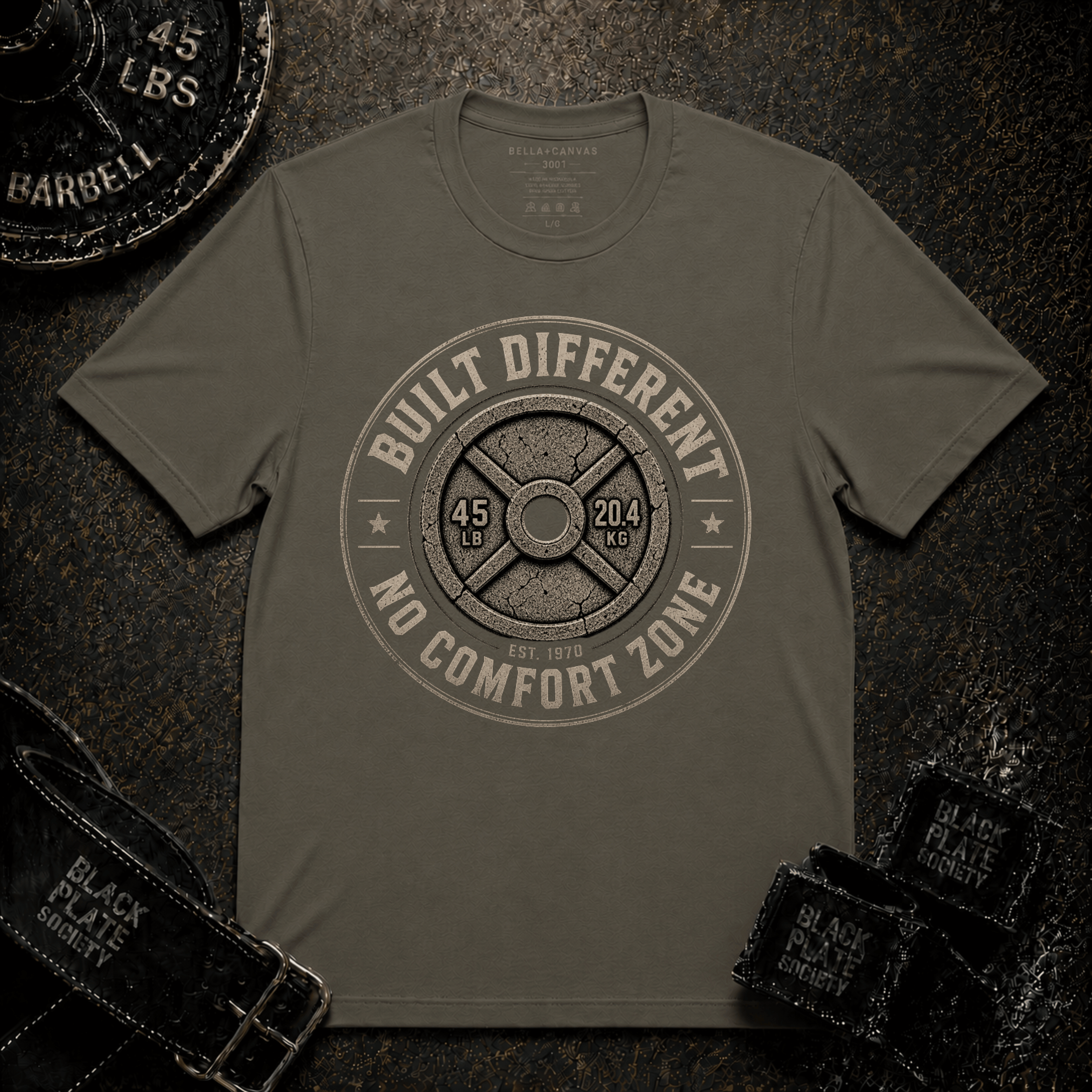 Built Different No Comfort Zone T-Shirt