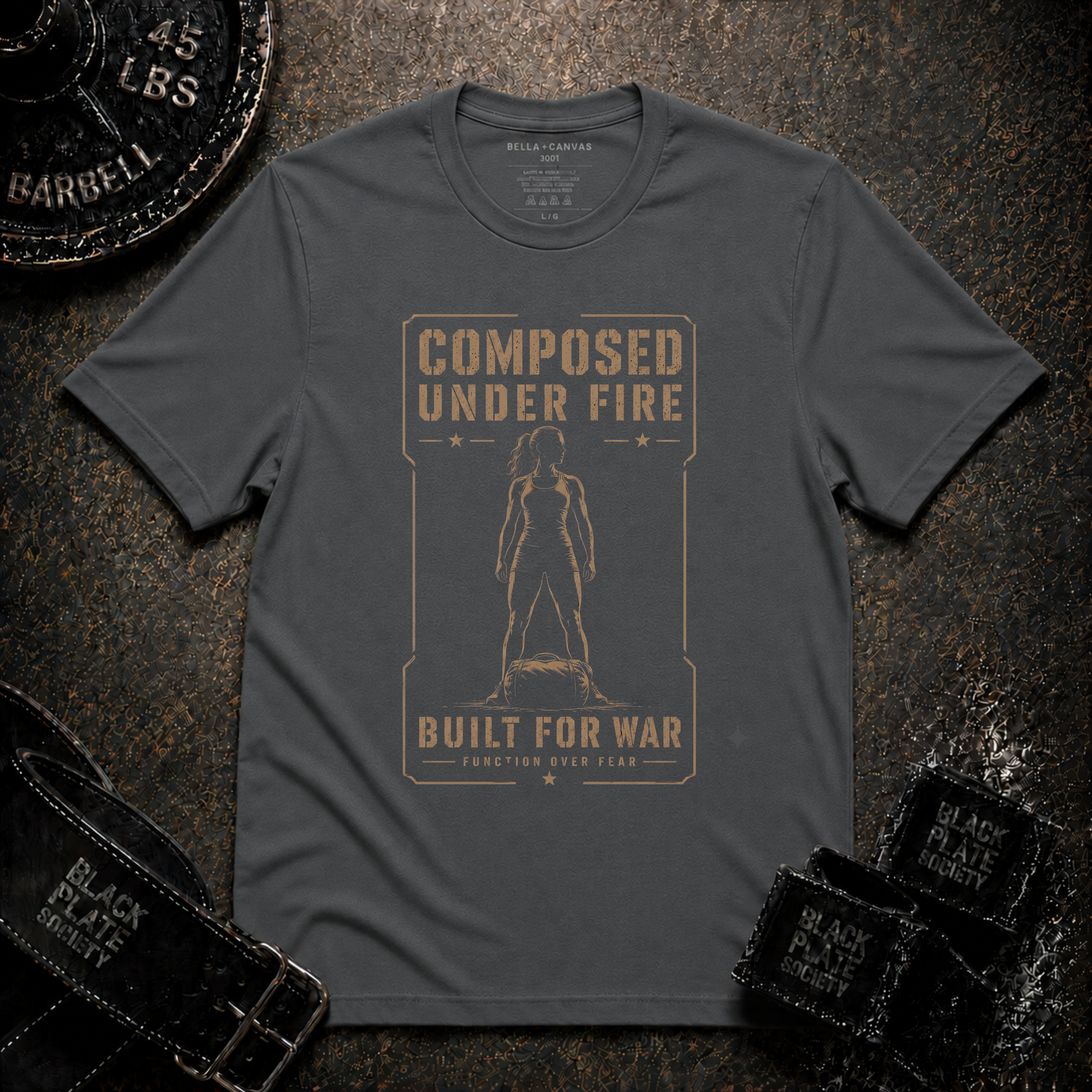 Composed Under Fire / Built for War T-Shirt