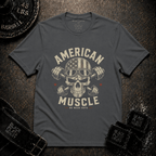 American Muscle Skull Gym T-Shirt