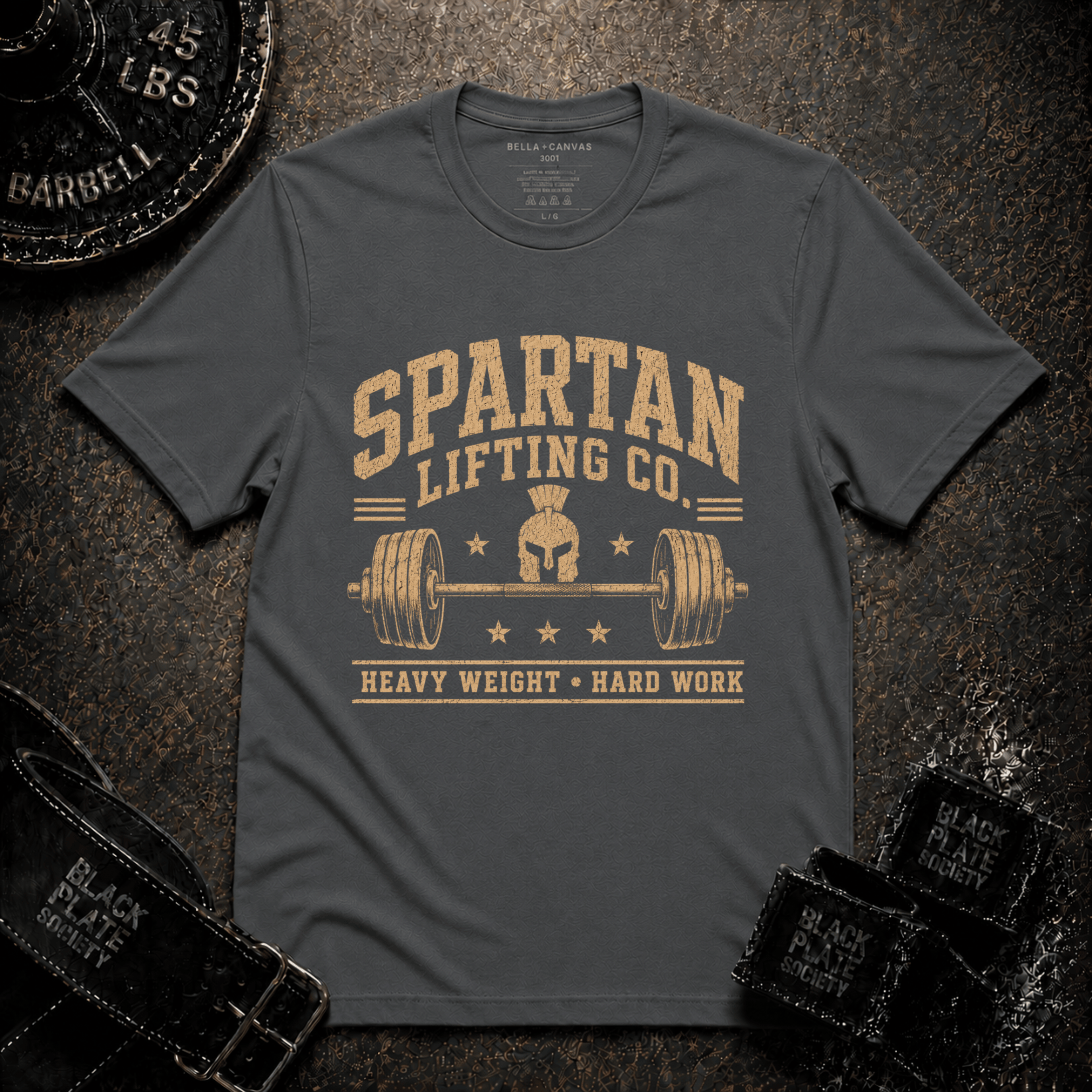 Heavy Weight • Hard Work Gym T‑Shirt