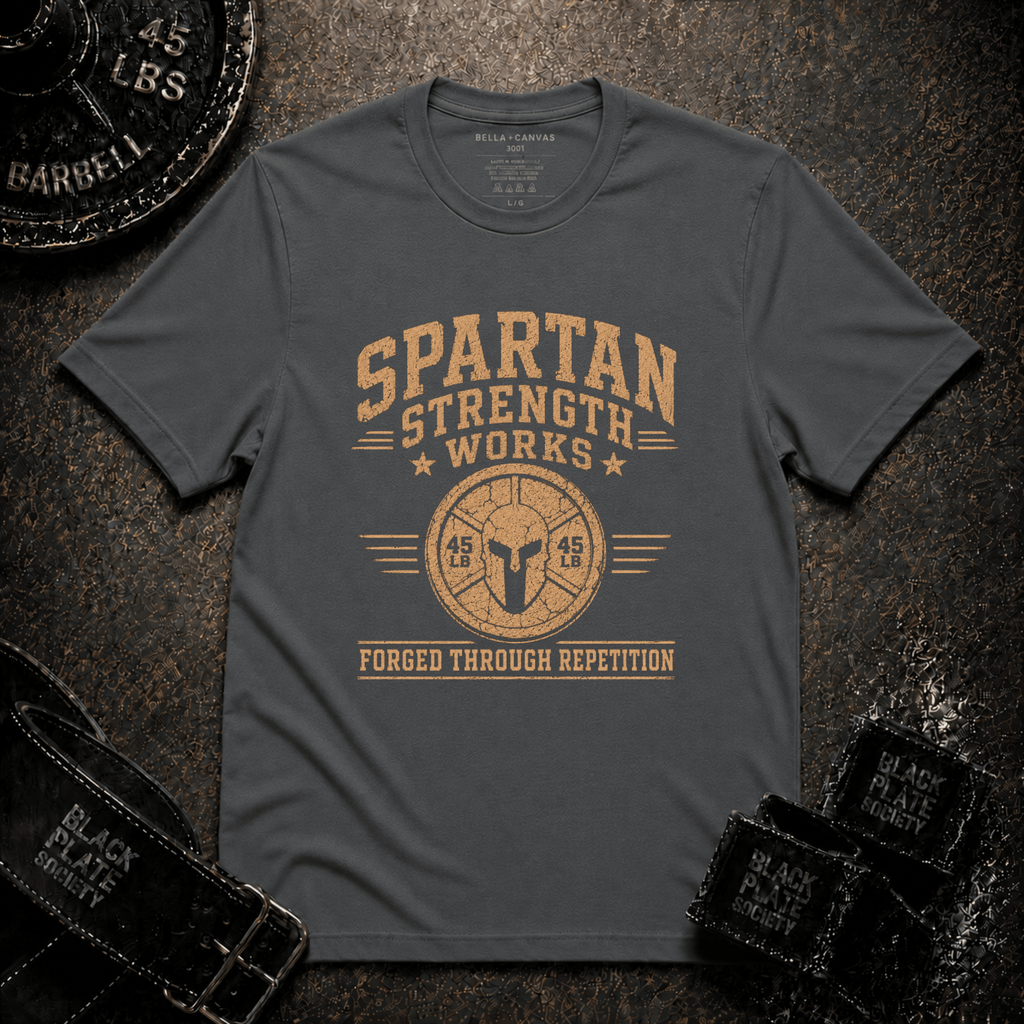 Spartan  — "Forged Through Repetition" T-Shirt
