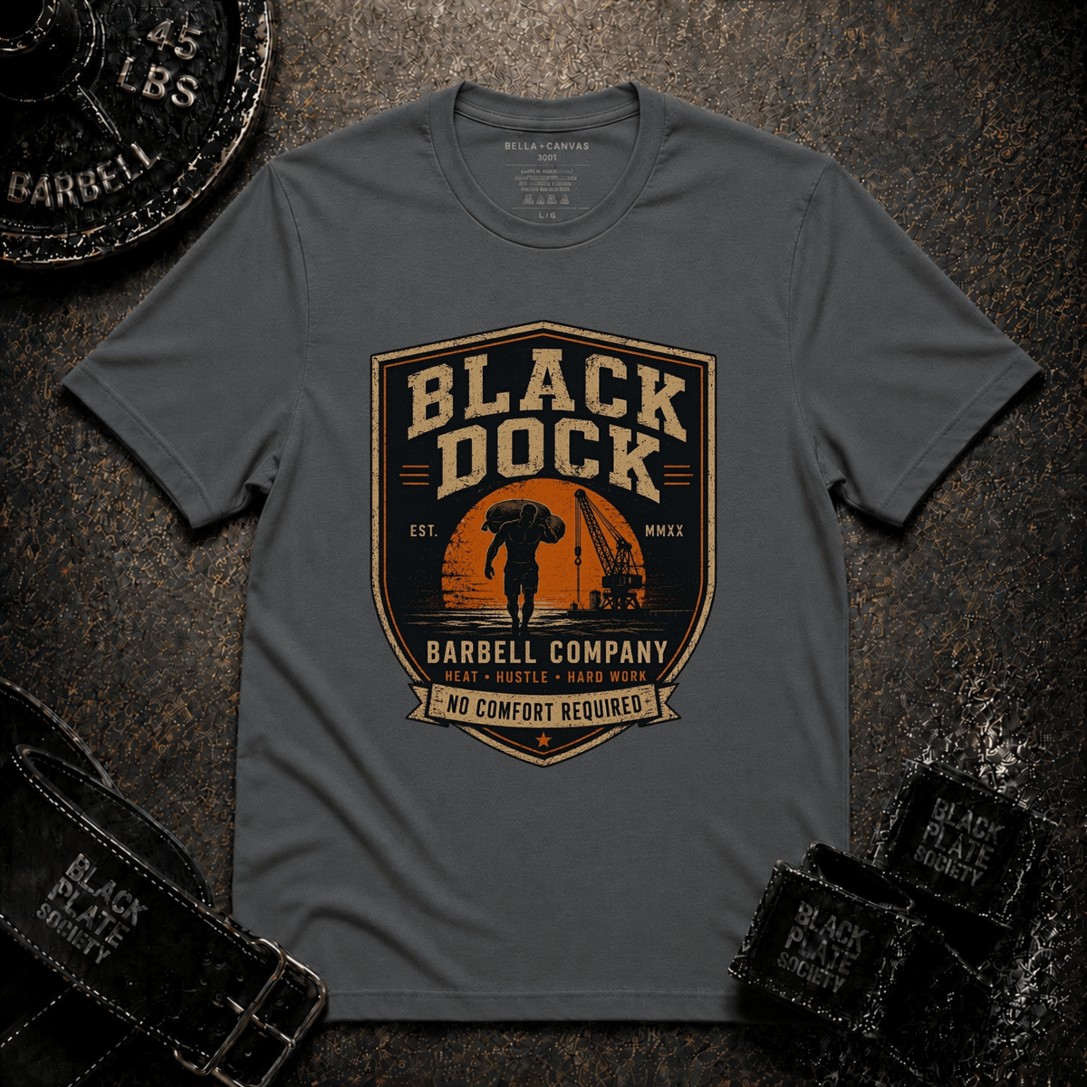 Black Dock Barbell Company T-Shirt