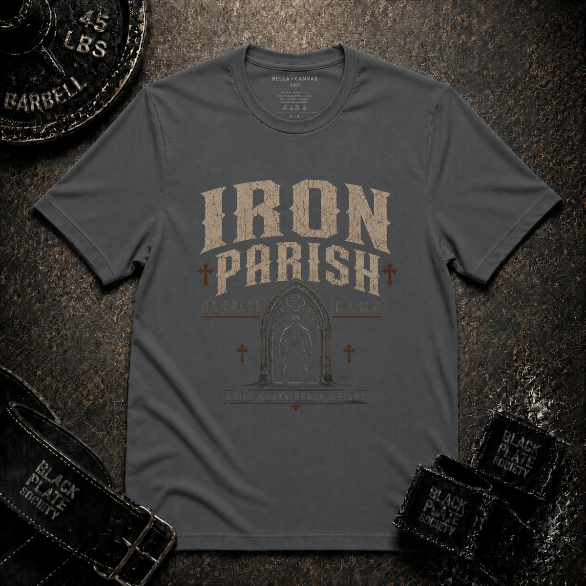 Iron Parish Barbell T-Shirt
