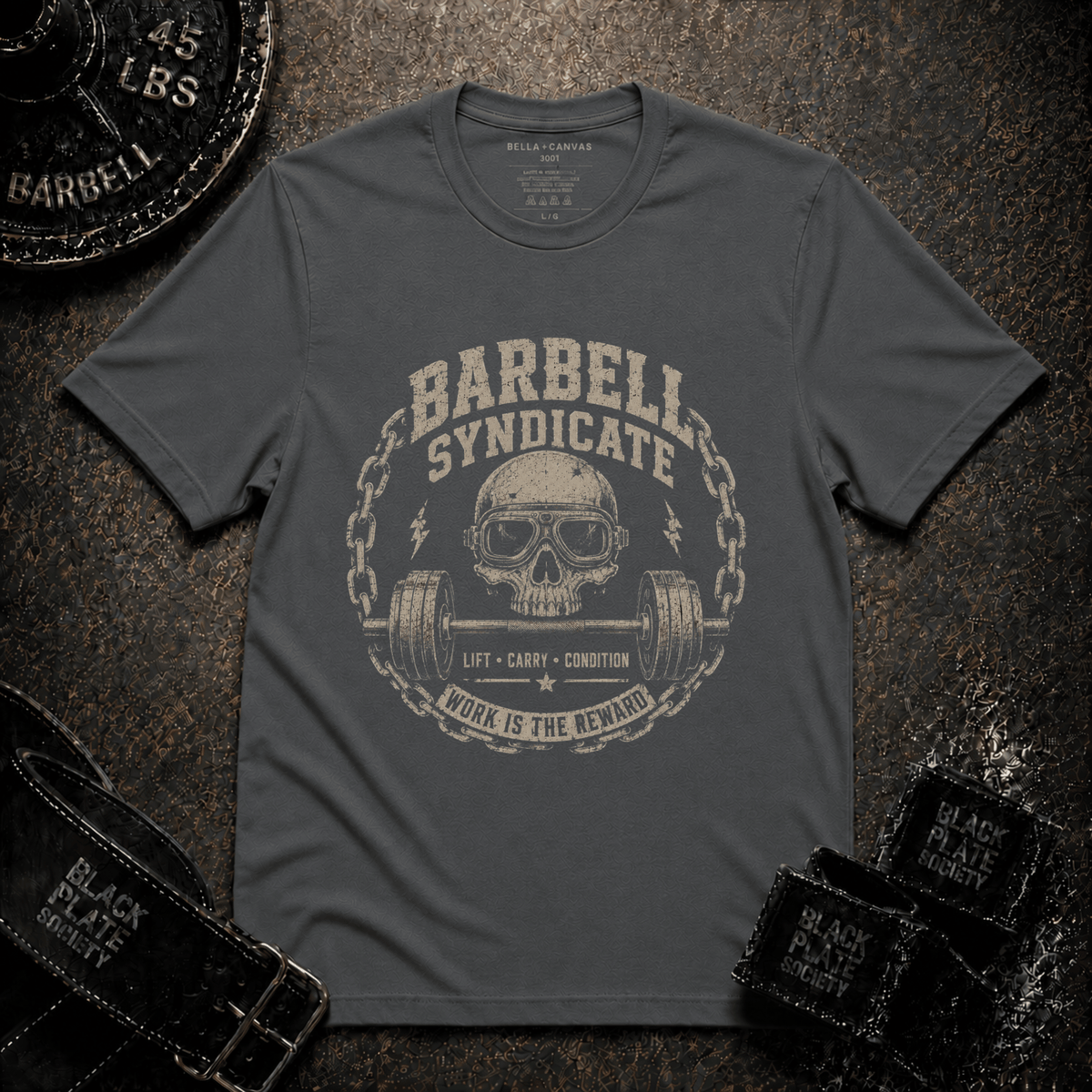 Barbell Syndicate Skull T-Shirt