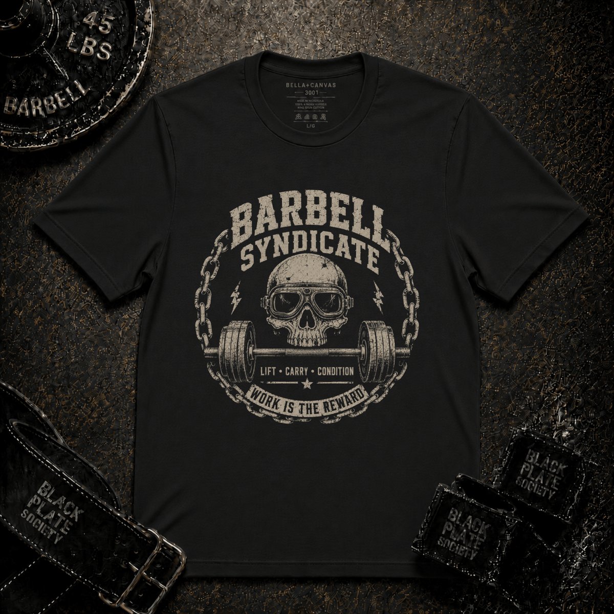Barbell Syndicate Skull T-Shirt