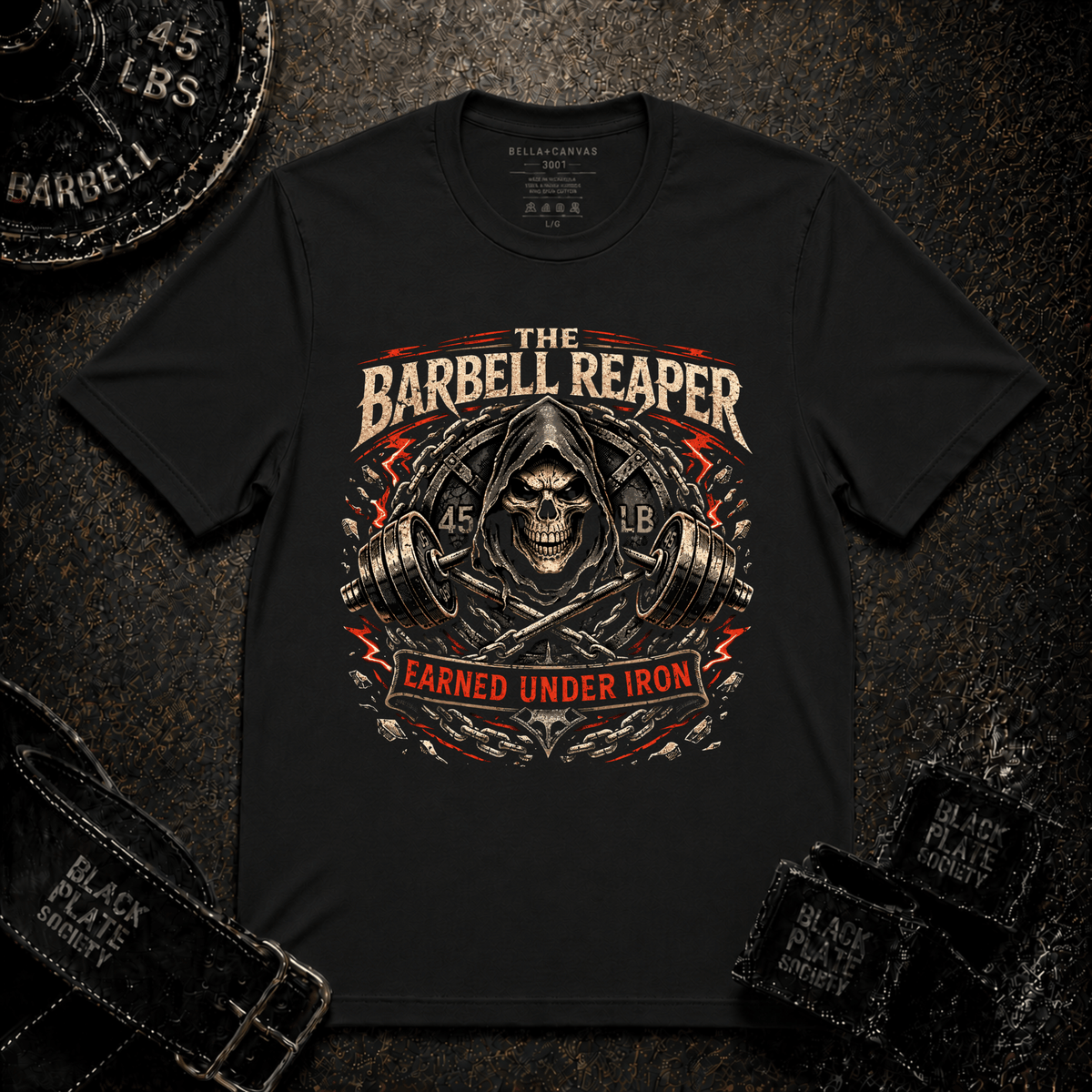 Barbell Reaper - Iron Edition T-Shirt