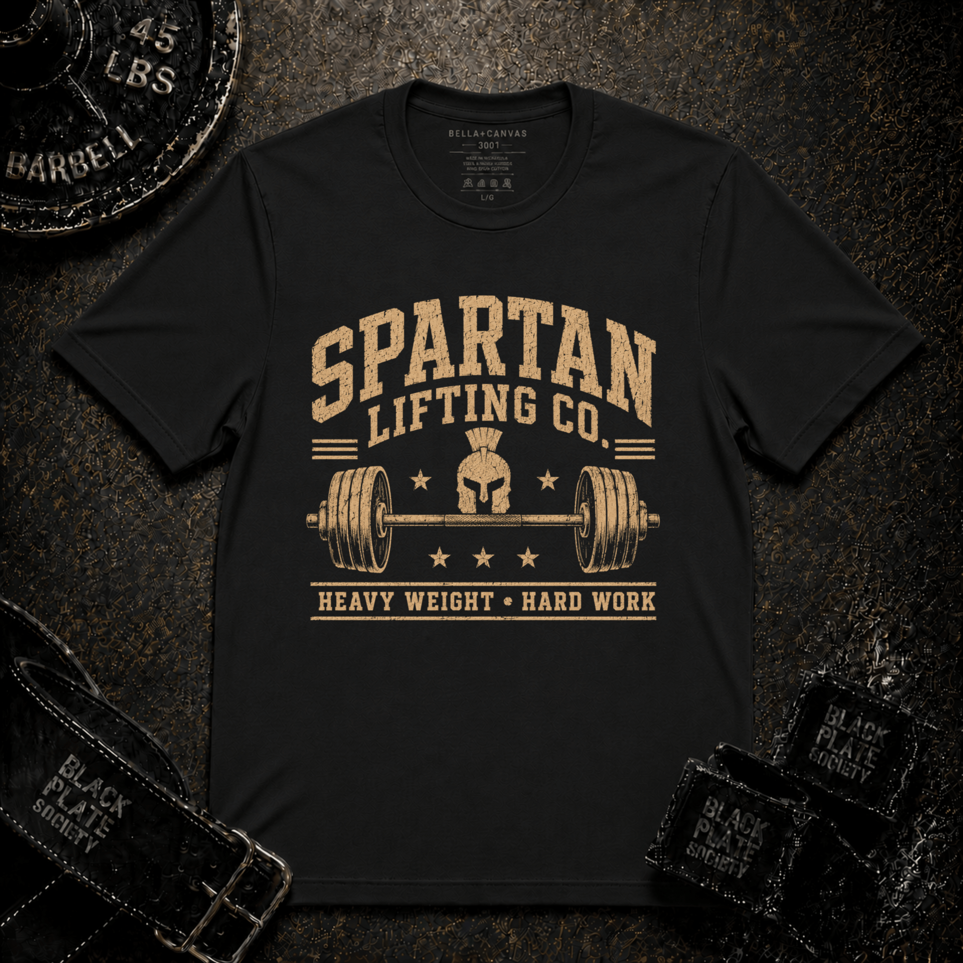 Heavy Weight • Hard Work Gym T‑Shirt