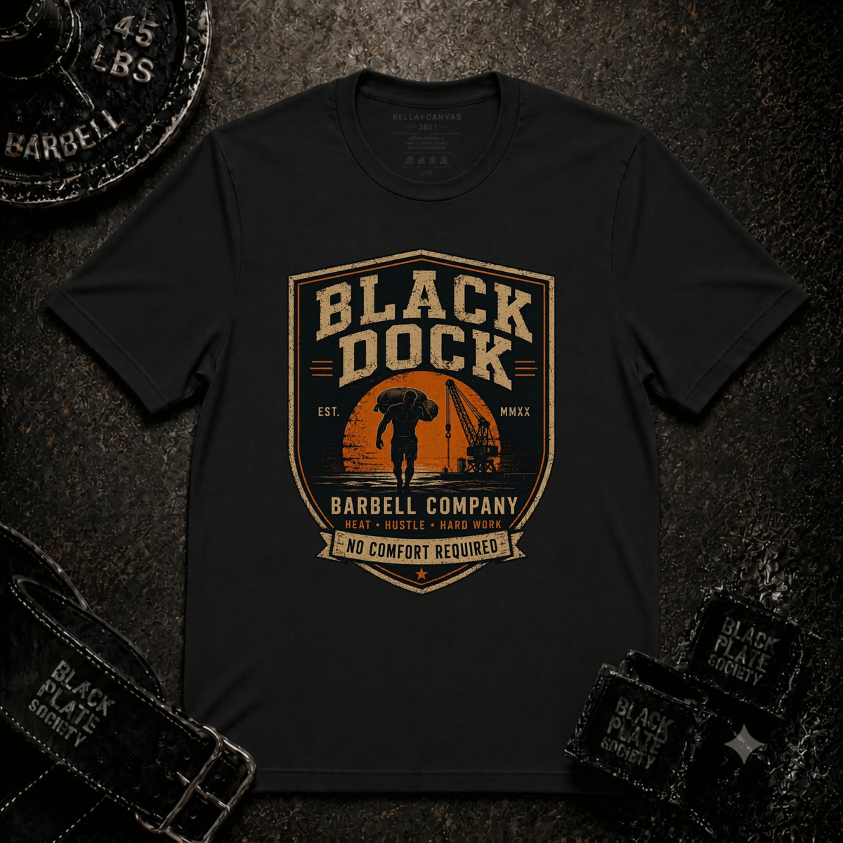 Black Dock Barbell Company T-Shirt