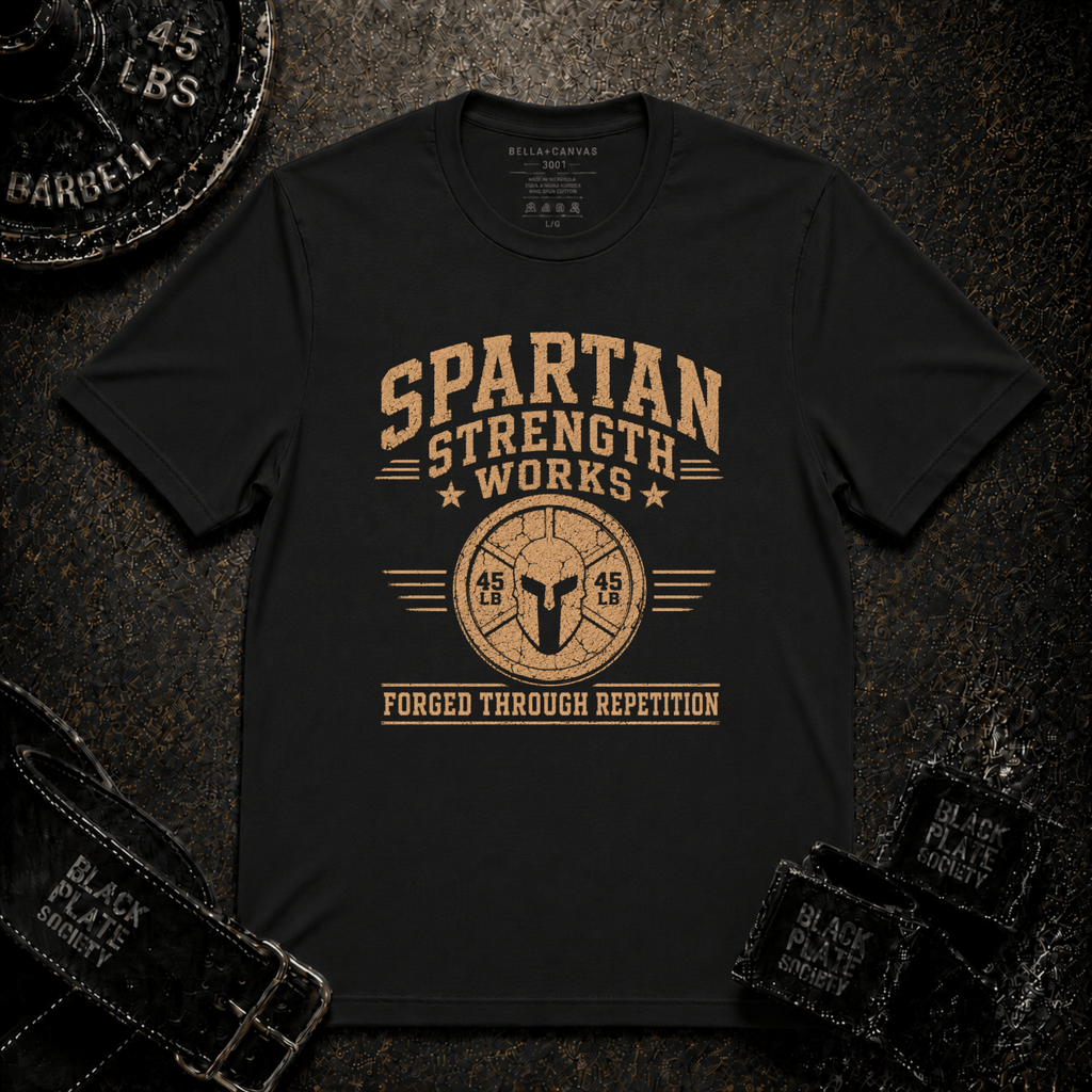 Spartan  — "Forged Through Repetition" T-Shirt