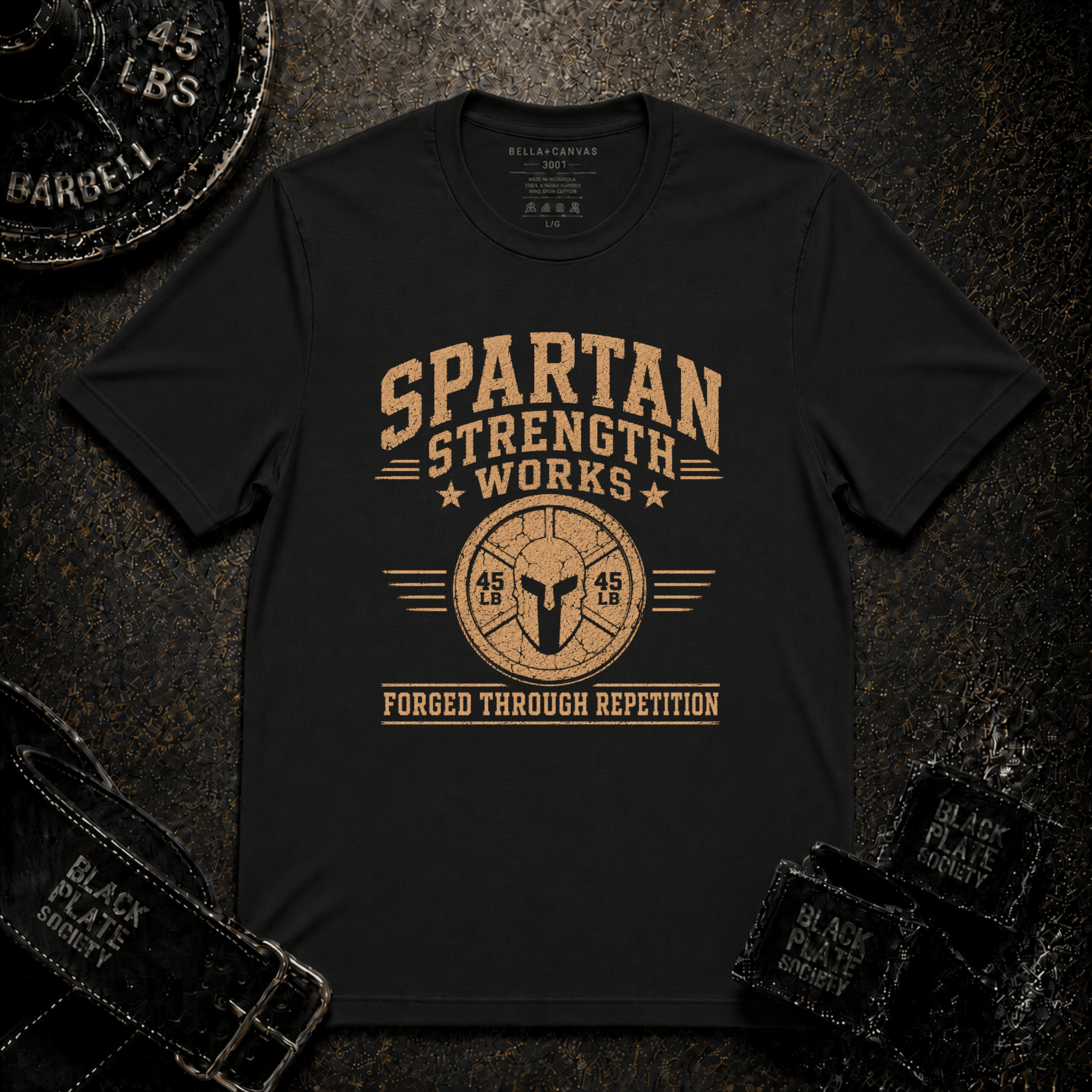 Spartan  — "Forged Through Repetition" T-Shirt