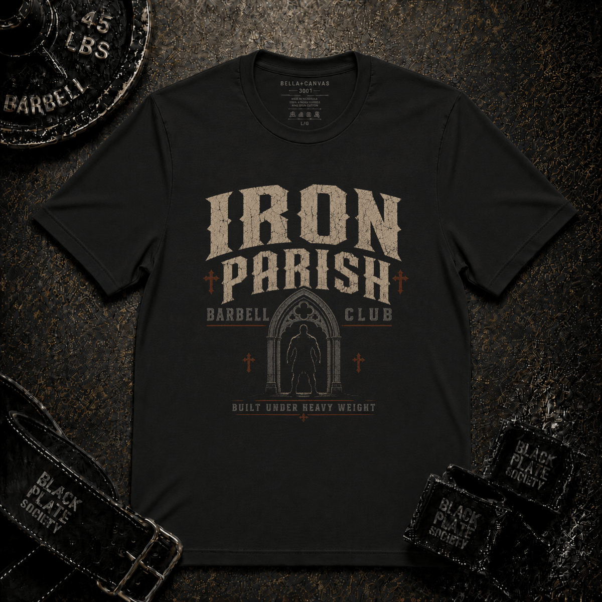 Iron Parish Barbell T-Shirt