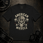 American Muscle Skull Gym T-Shirt