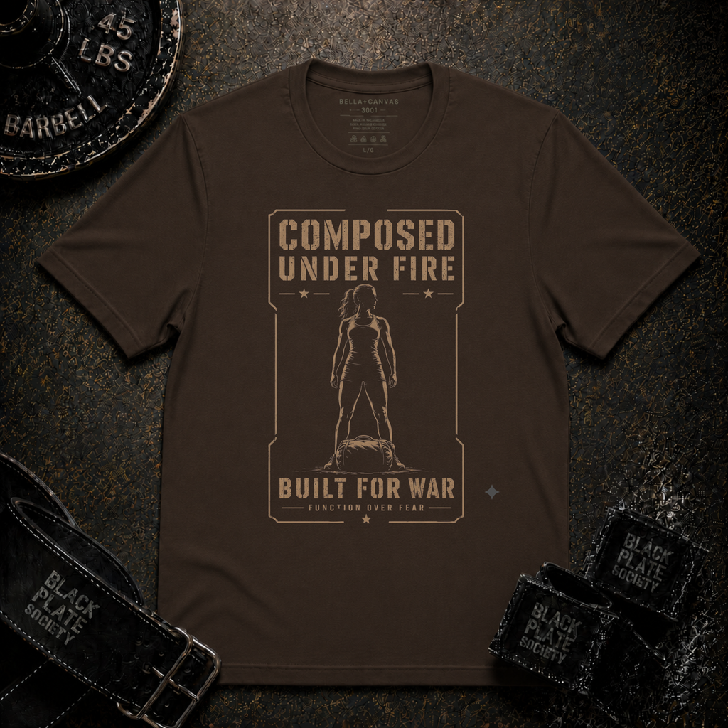 Composed Under Fire / Built for War T-Shirt