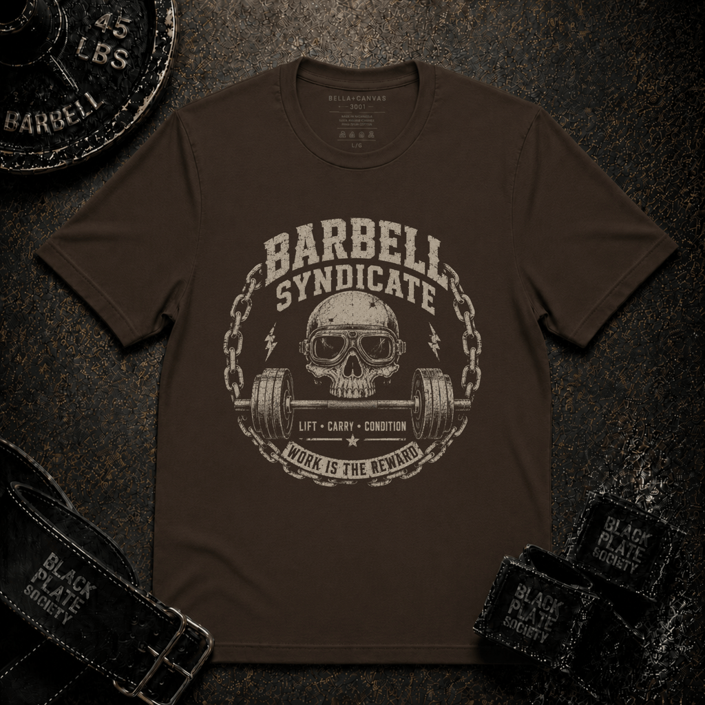 Barbell Syndicate Skull T-Shirt