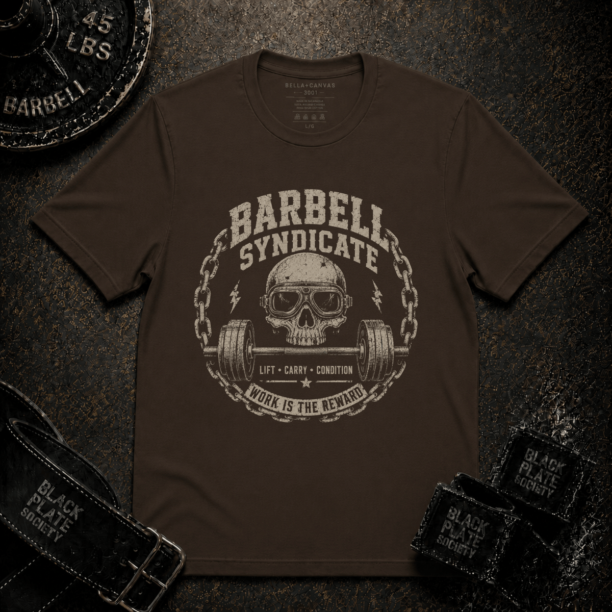 Barbell Syndicate Skull T-Shirt