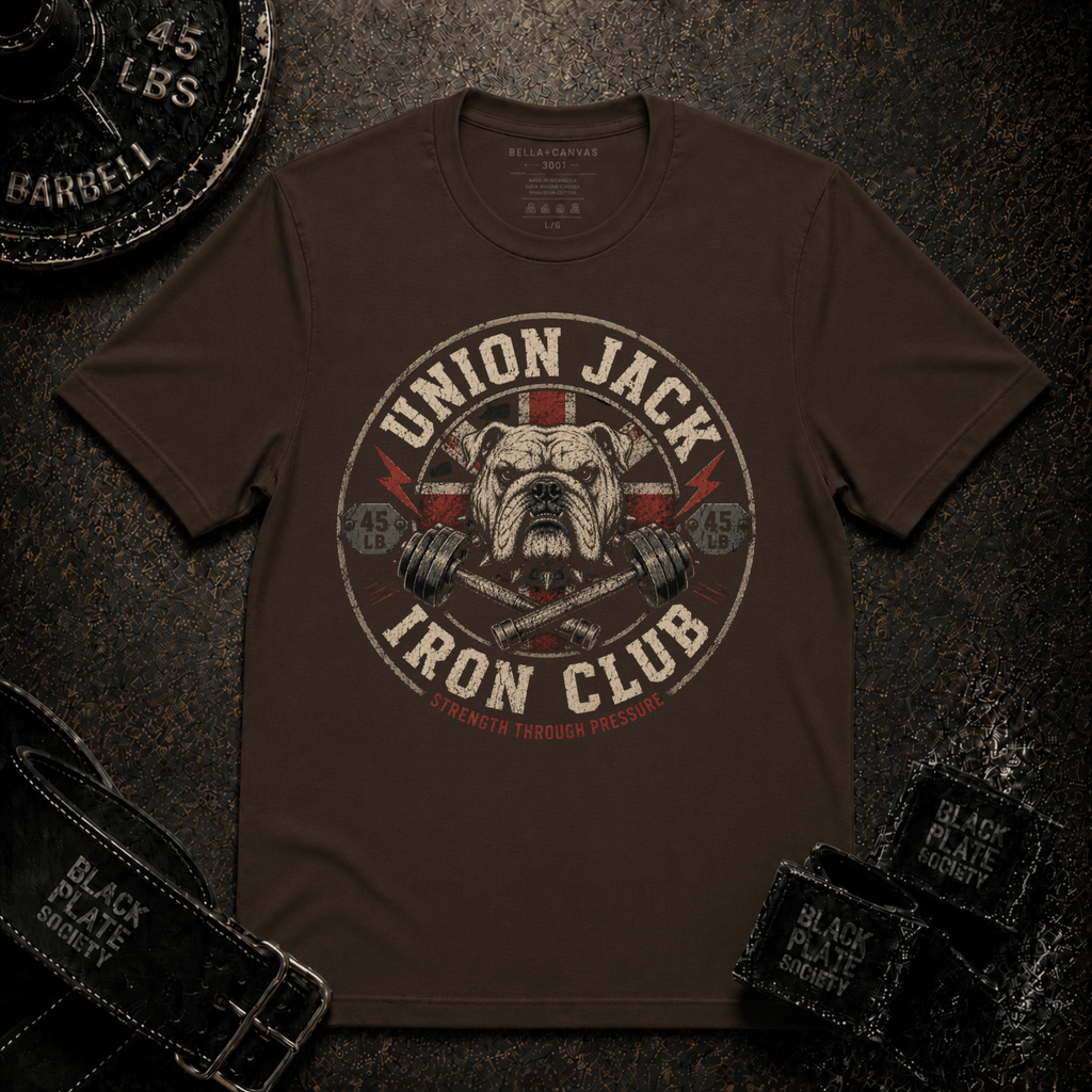 Union Jack Iron Club Bulldog T‑Shirt