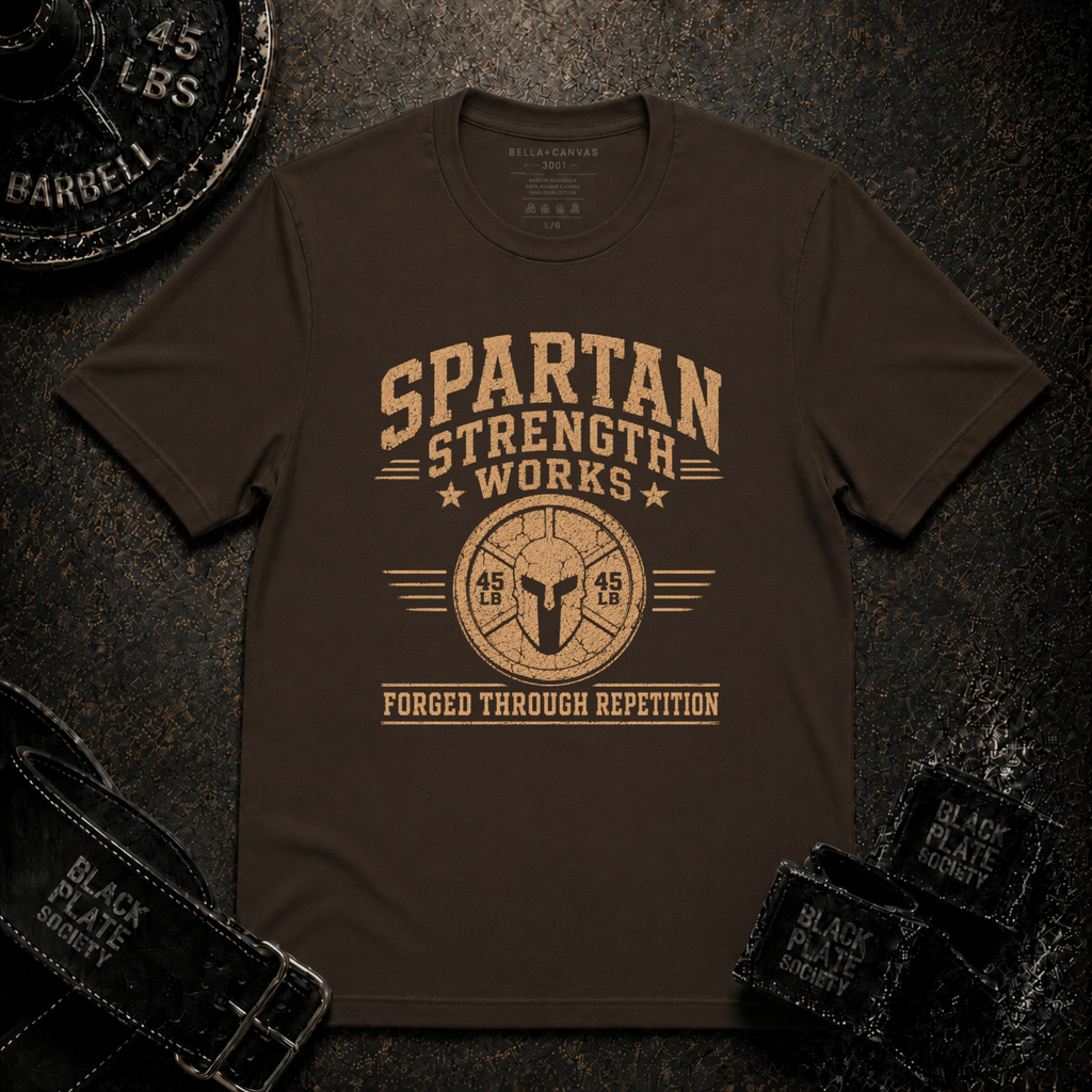 Spartan  — "Forged Through Repetition" T-Shirt