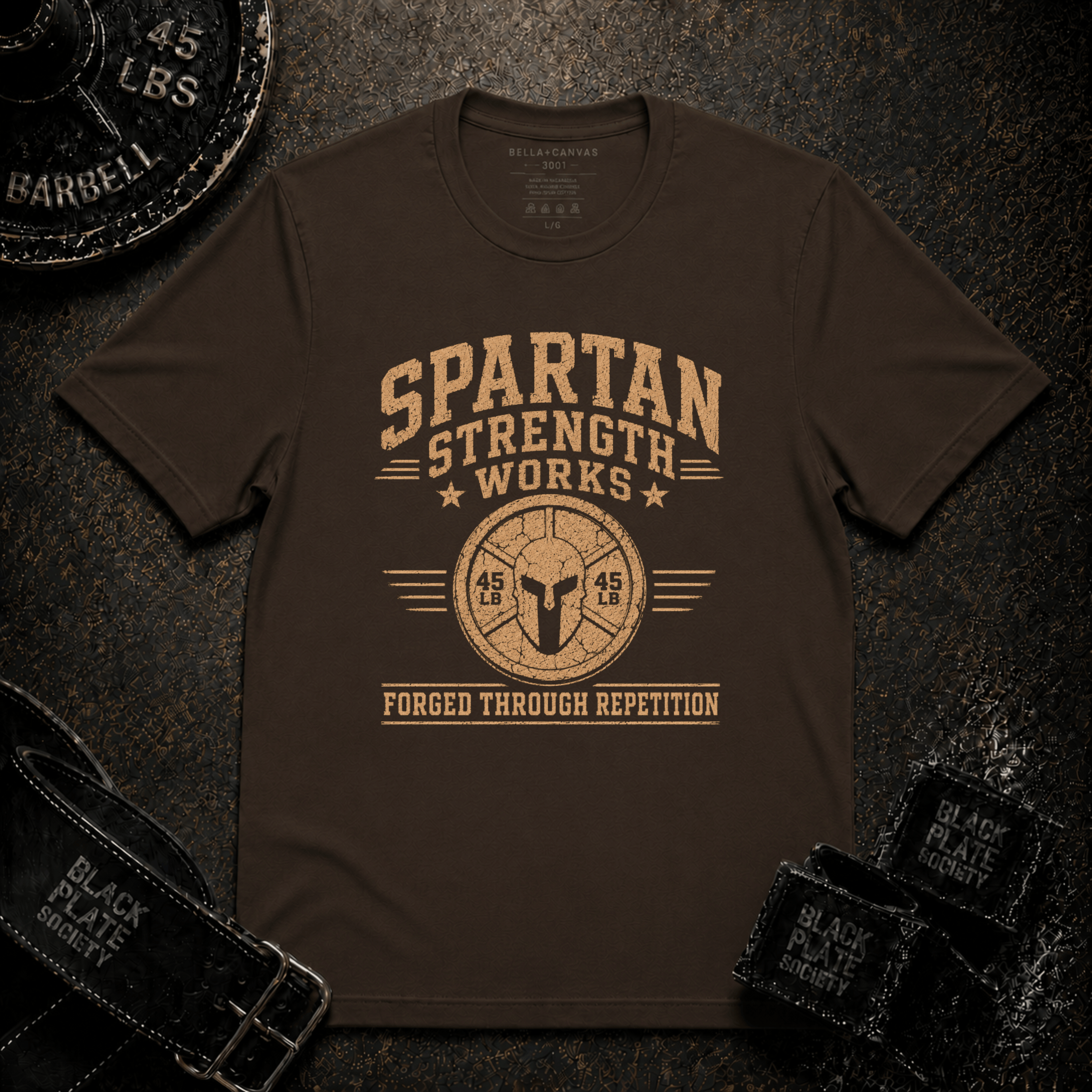 Spartan  — "Forged Through Repetition" T-Shirt