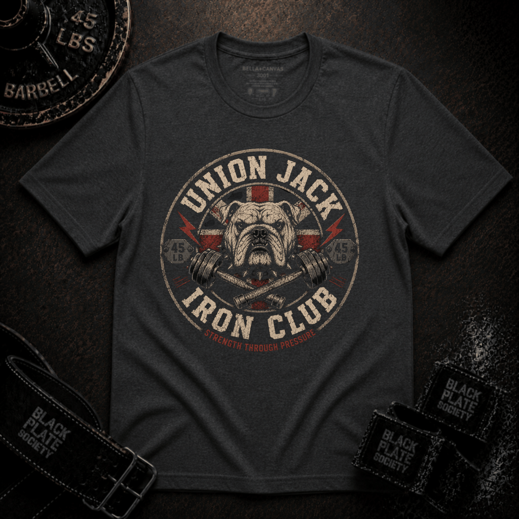 Union Jack Iron Club Bulldog T‑Shirt