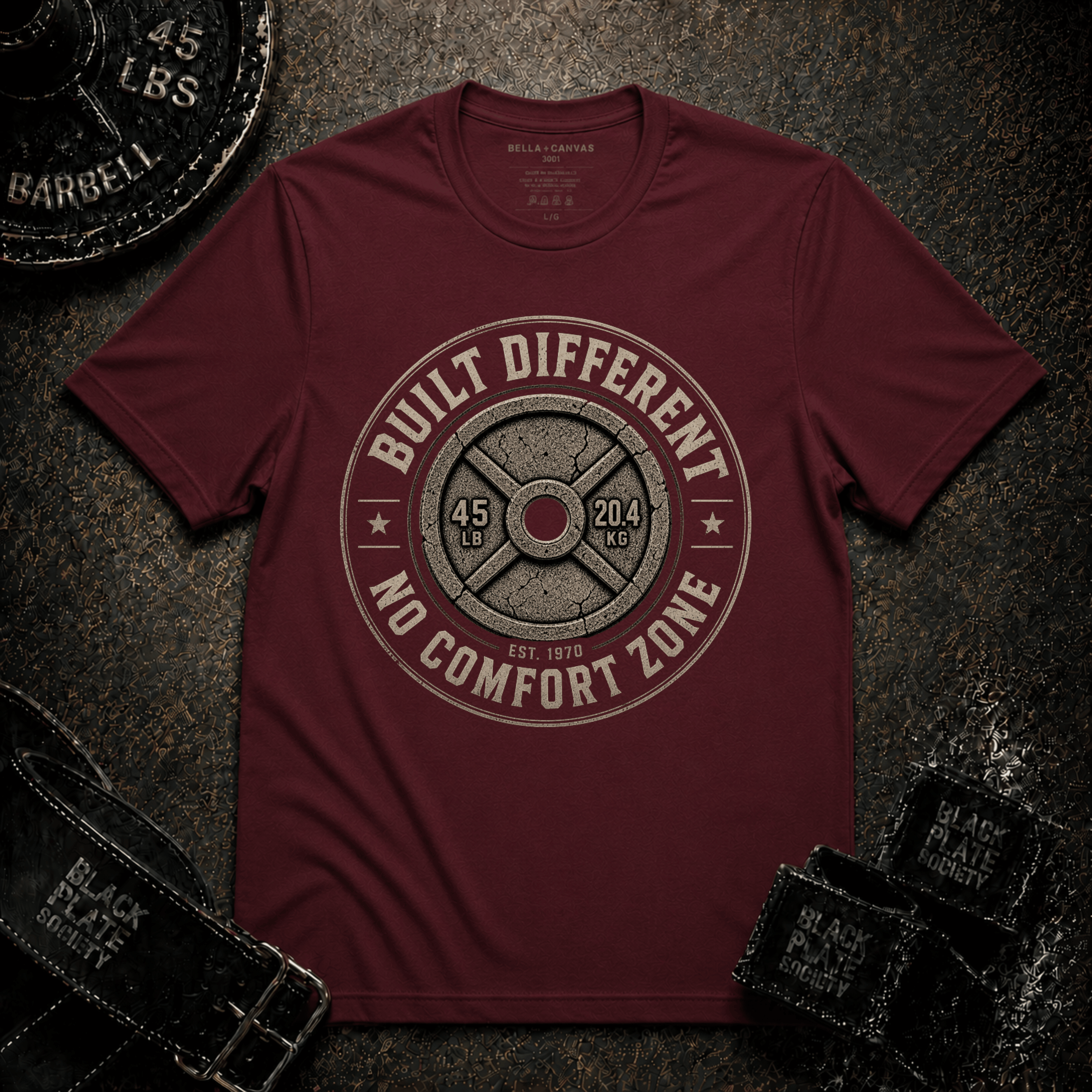 Built Different No Comfort Zone T-Shirt