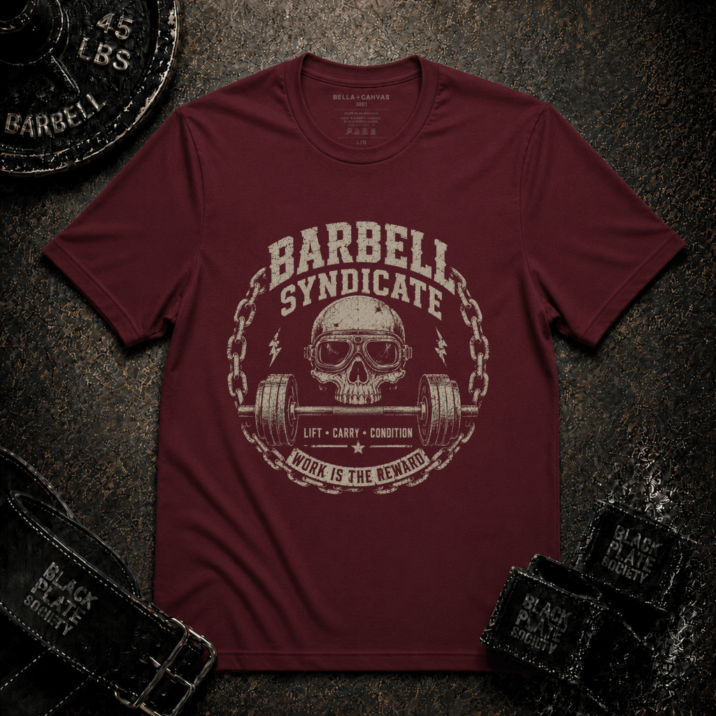 Barbell Syndicate Skull T-Shirt