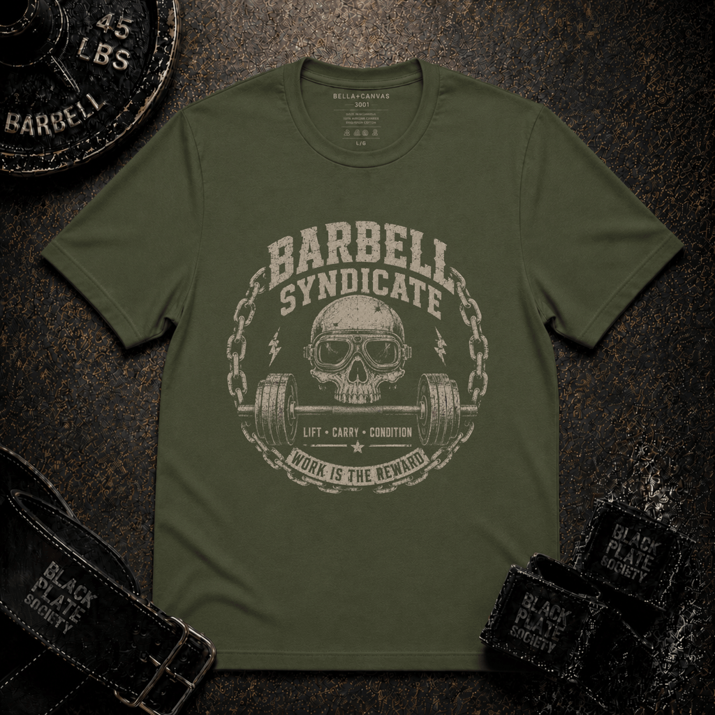 Barbell Syndicate Skull T-Shirt
