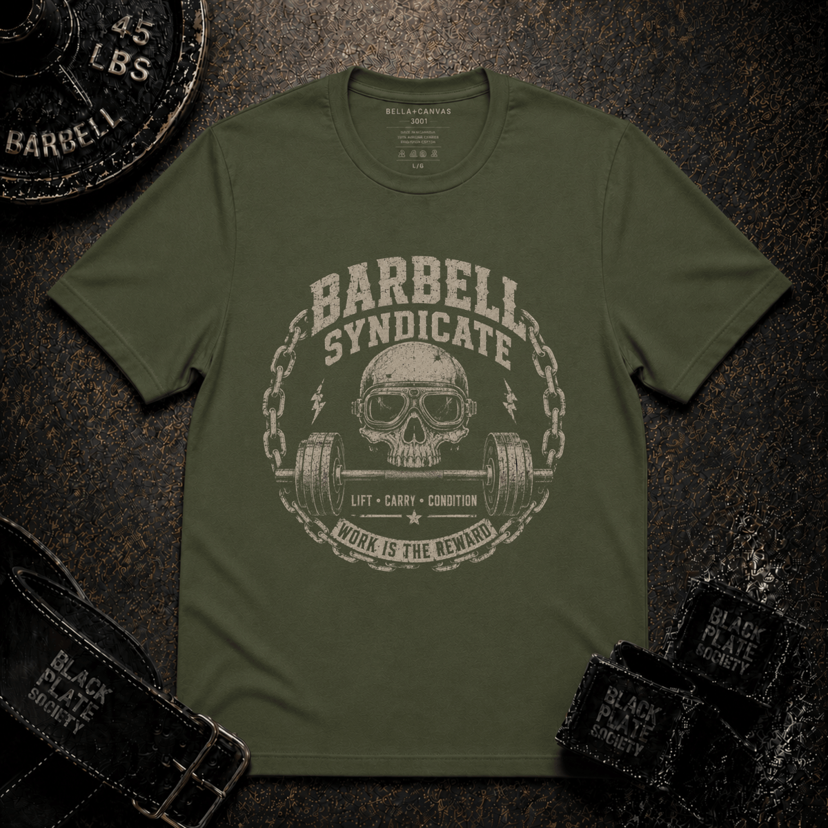 Barbell Syndicate Skull T-Shirt