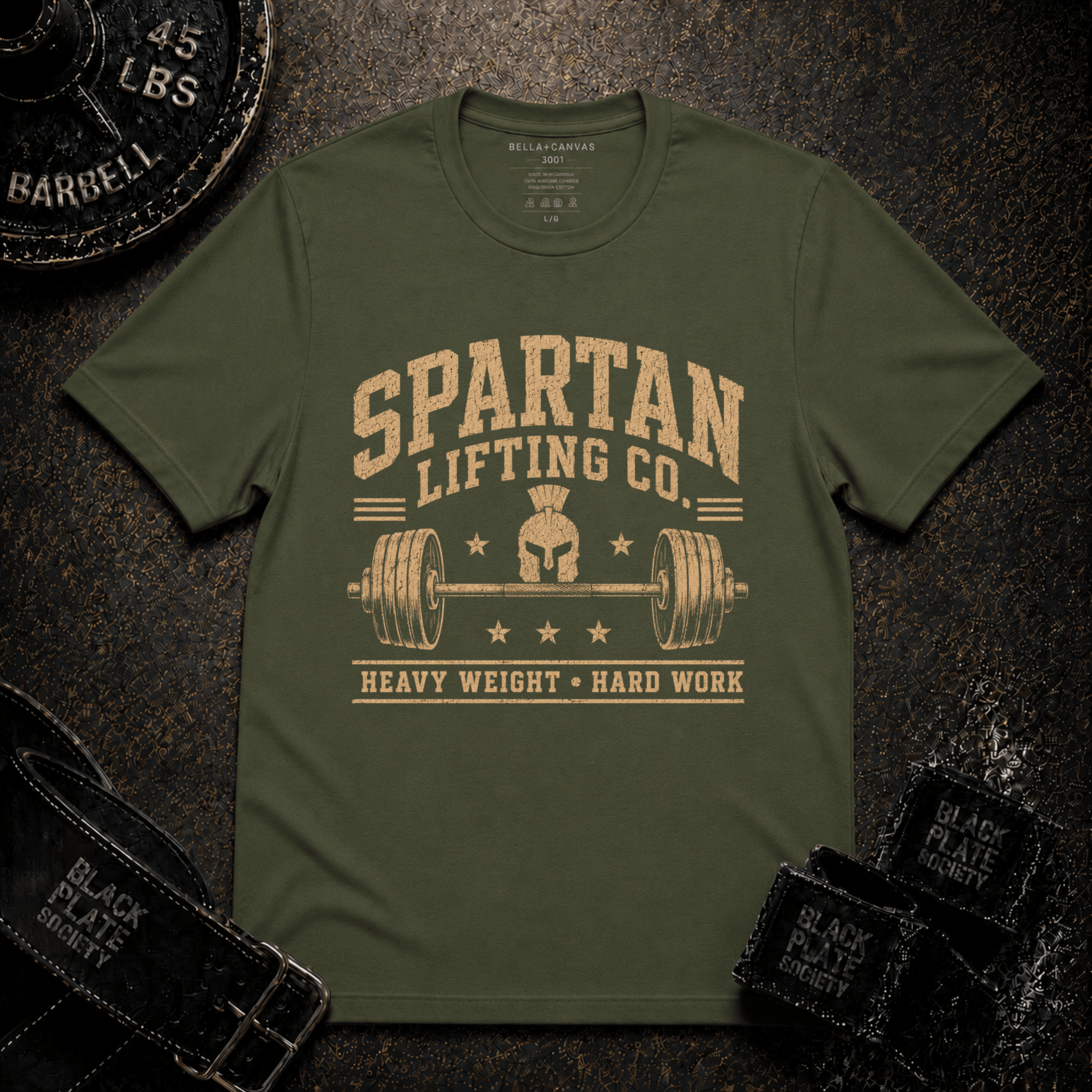 Heavy Weight • Hard Work Gym T‑Shirt