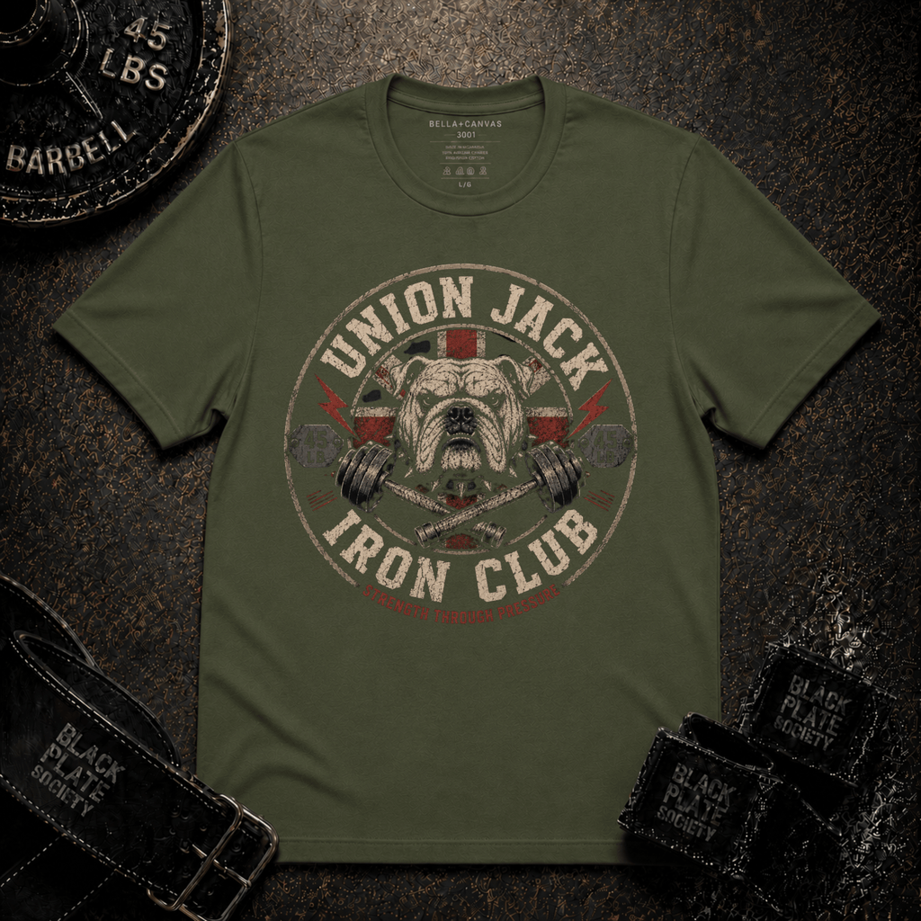 Union Jack Iron Club Bulldog T‑Shirt