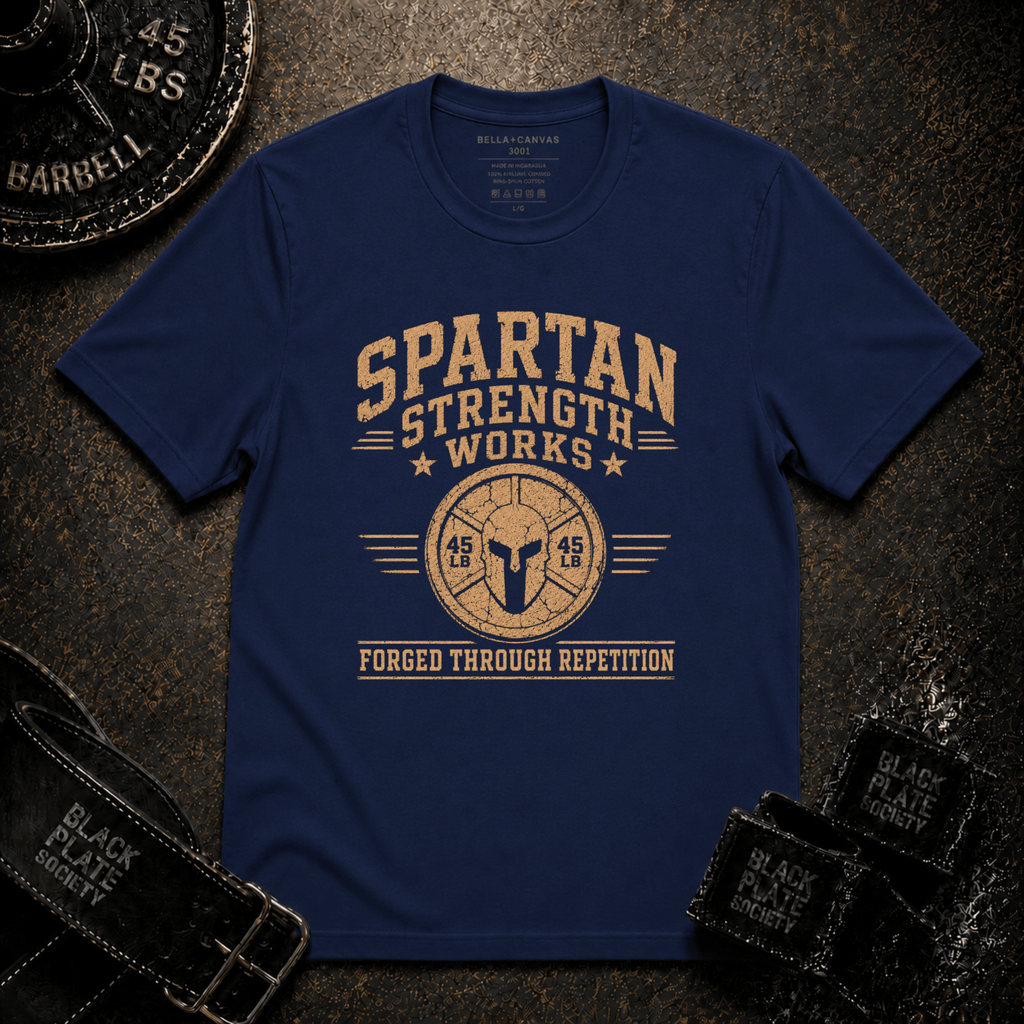 Spartan  — "Forged Through Repetition" T-Shirt