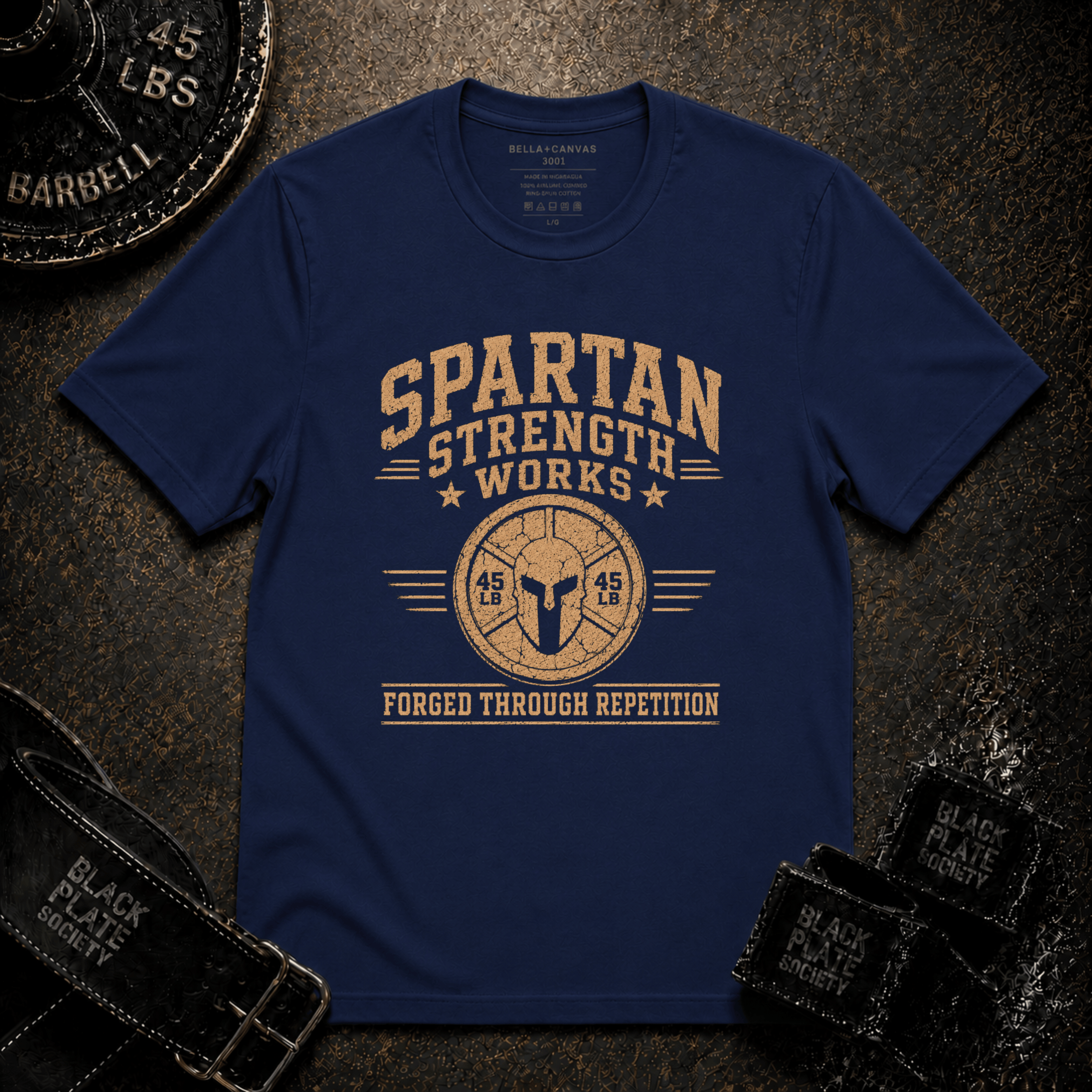 Spartan  — "Forged Through Repetition" T-Shirt