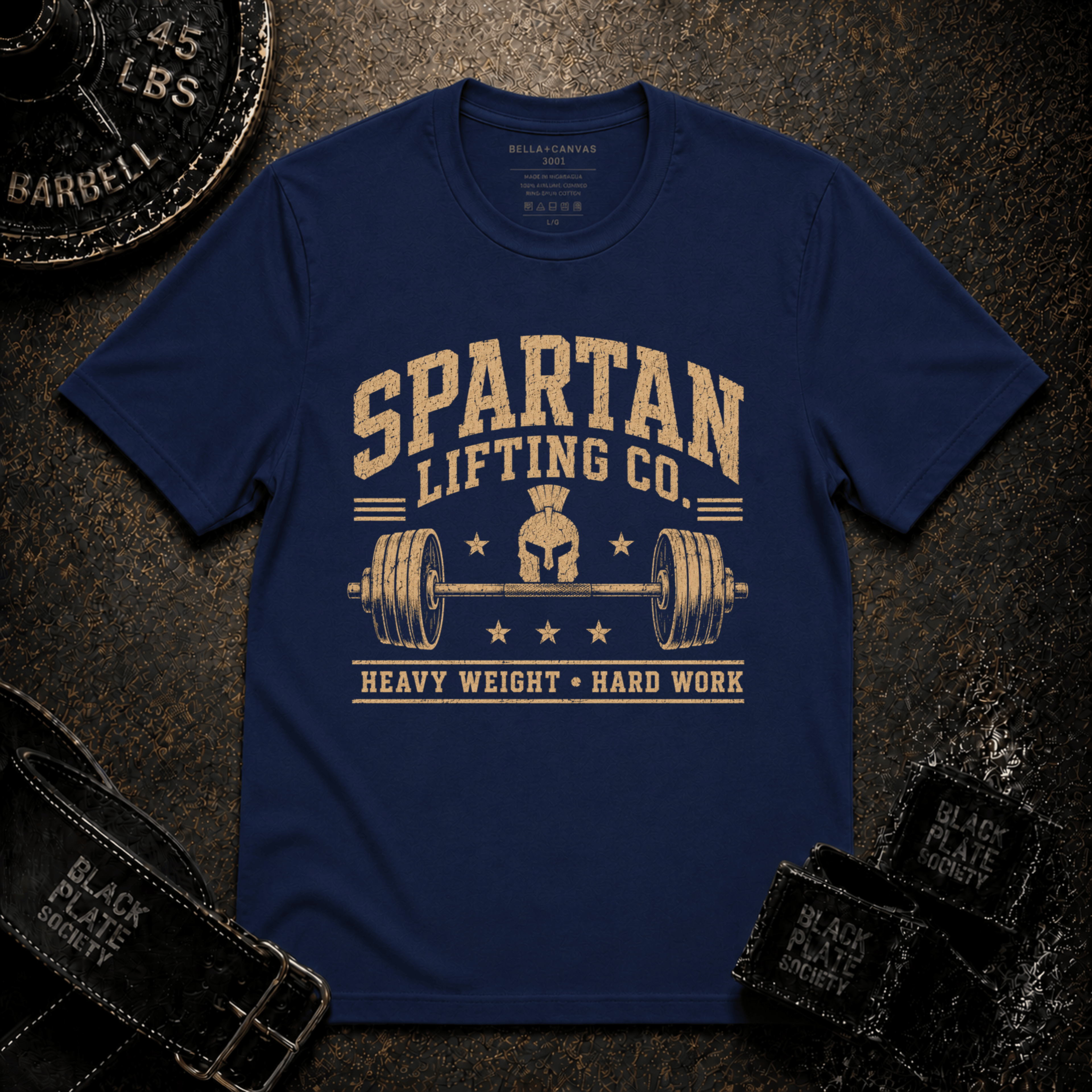 Heavy Weight • Hard Work Gym T‑Shirt