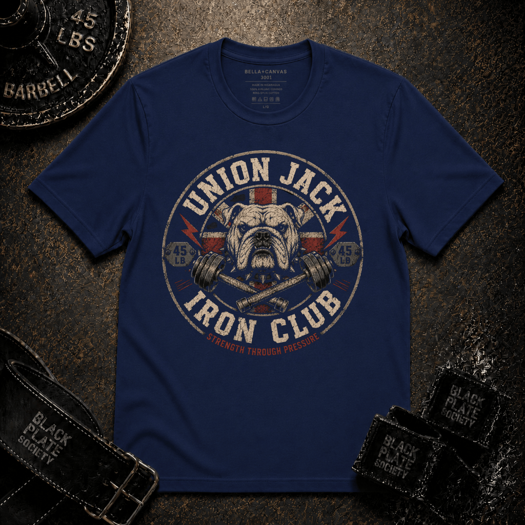 Union Jack Iron Club Bulldog T‑Shirt
