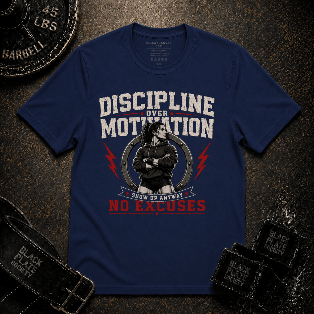 Discipline Over Motivation Women's Gym T‑Shirt