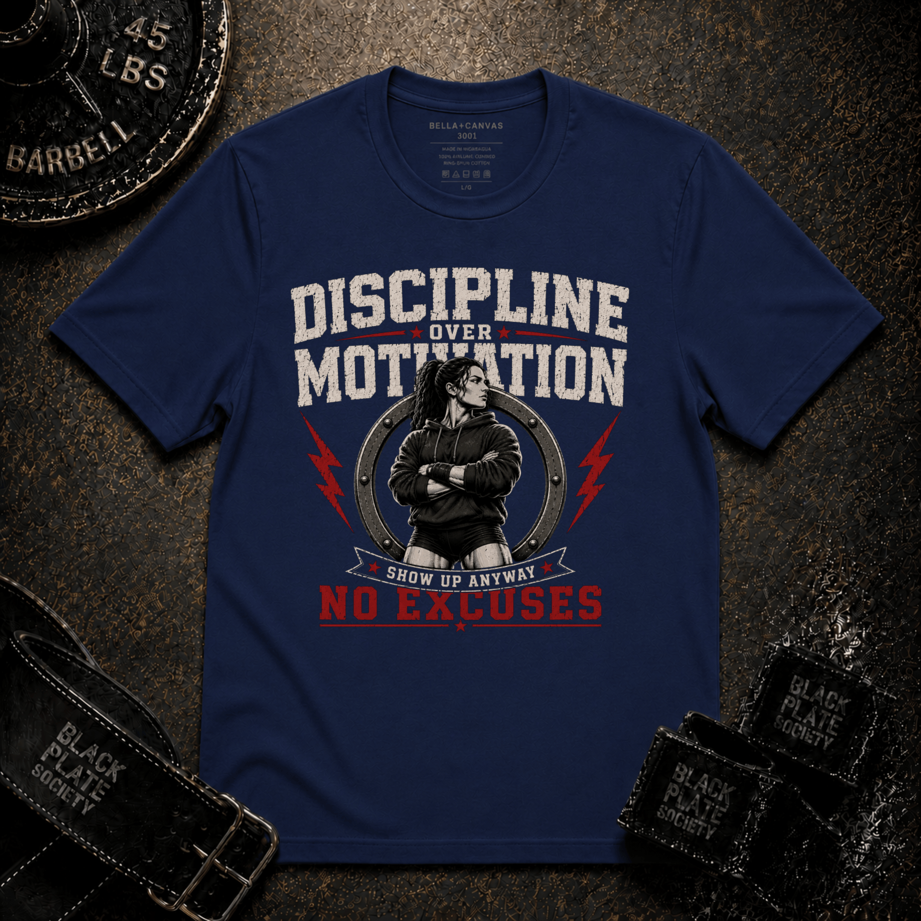 Discipline Over Motivation Women's Gym T‑Shirt