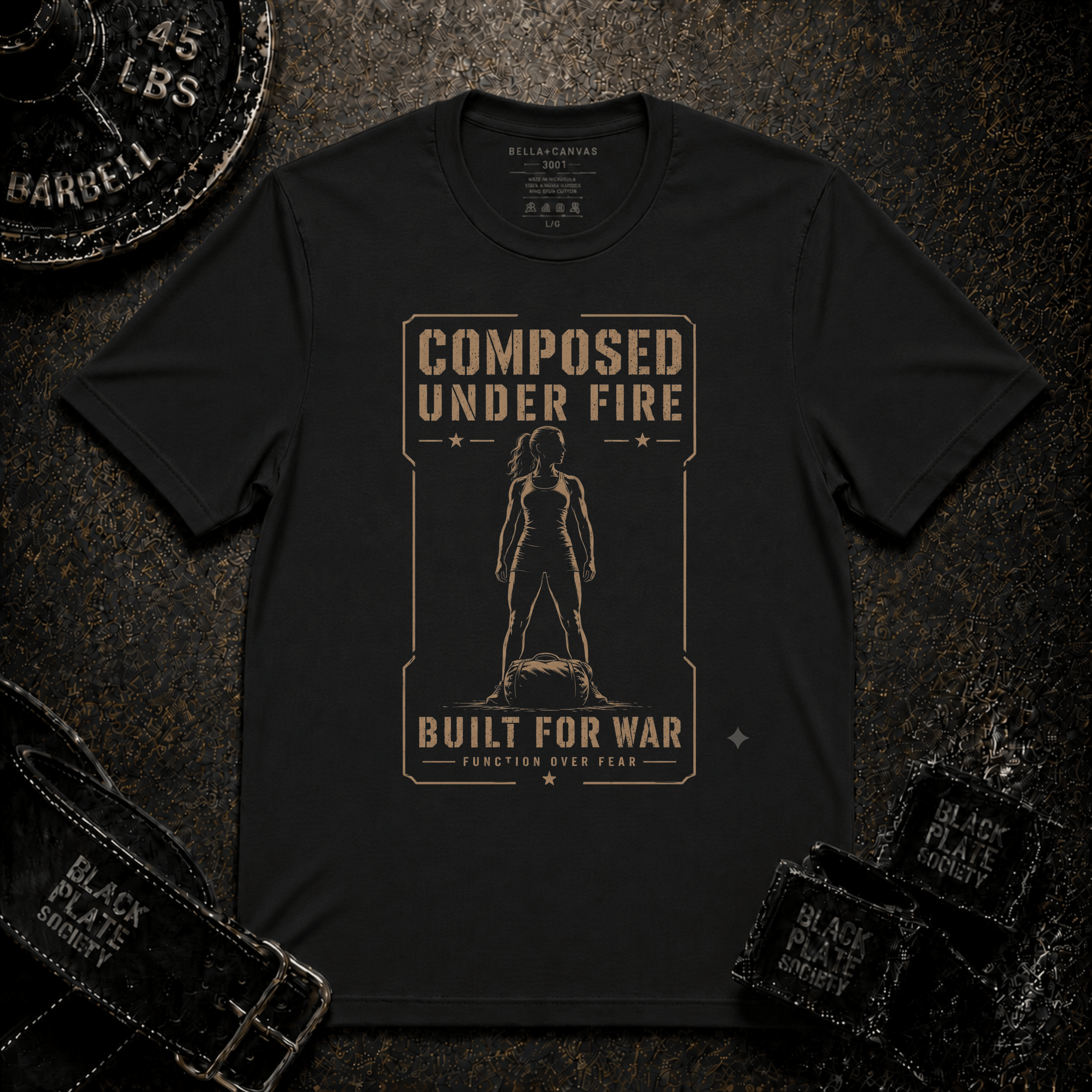 Composed Under Fire / Built for War T-Shirt